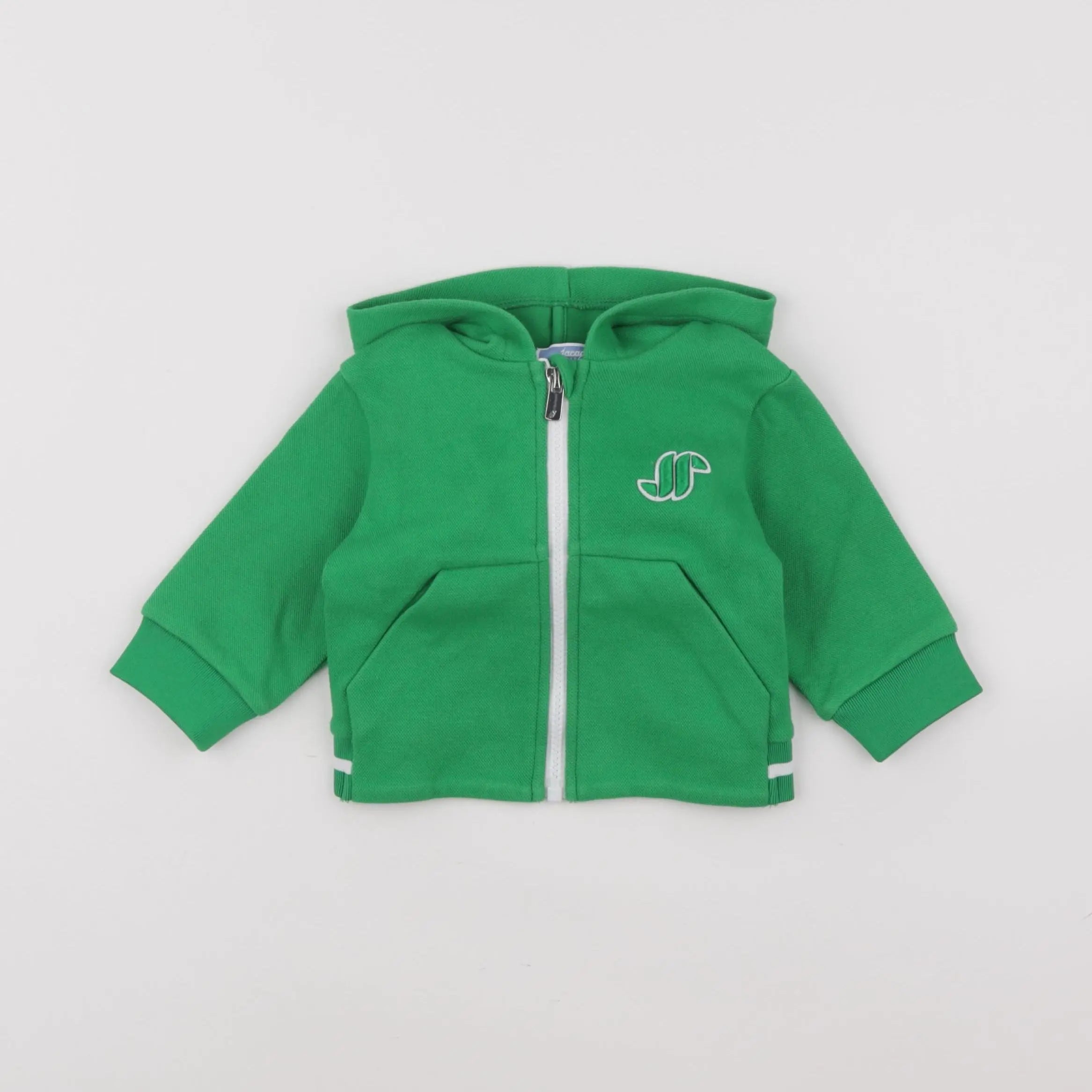 Jacadi - sweat vert - 6 mois