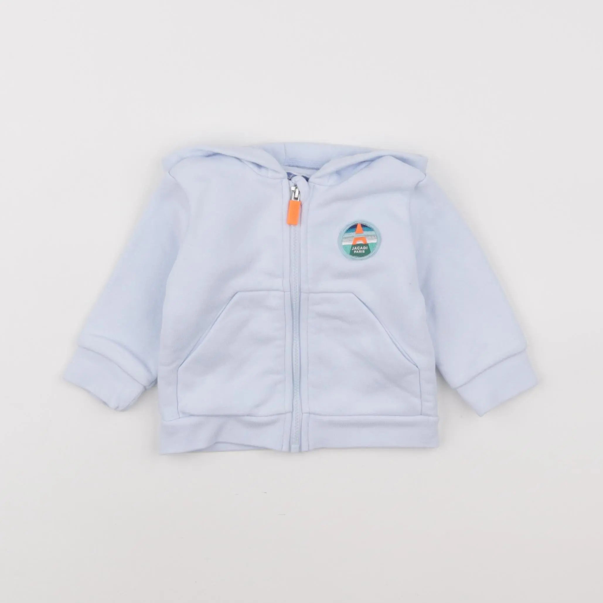 Jacadi - sweat bleu - 6 mois