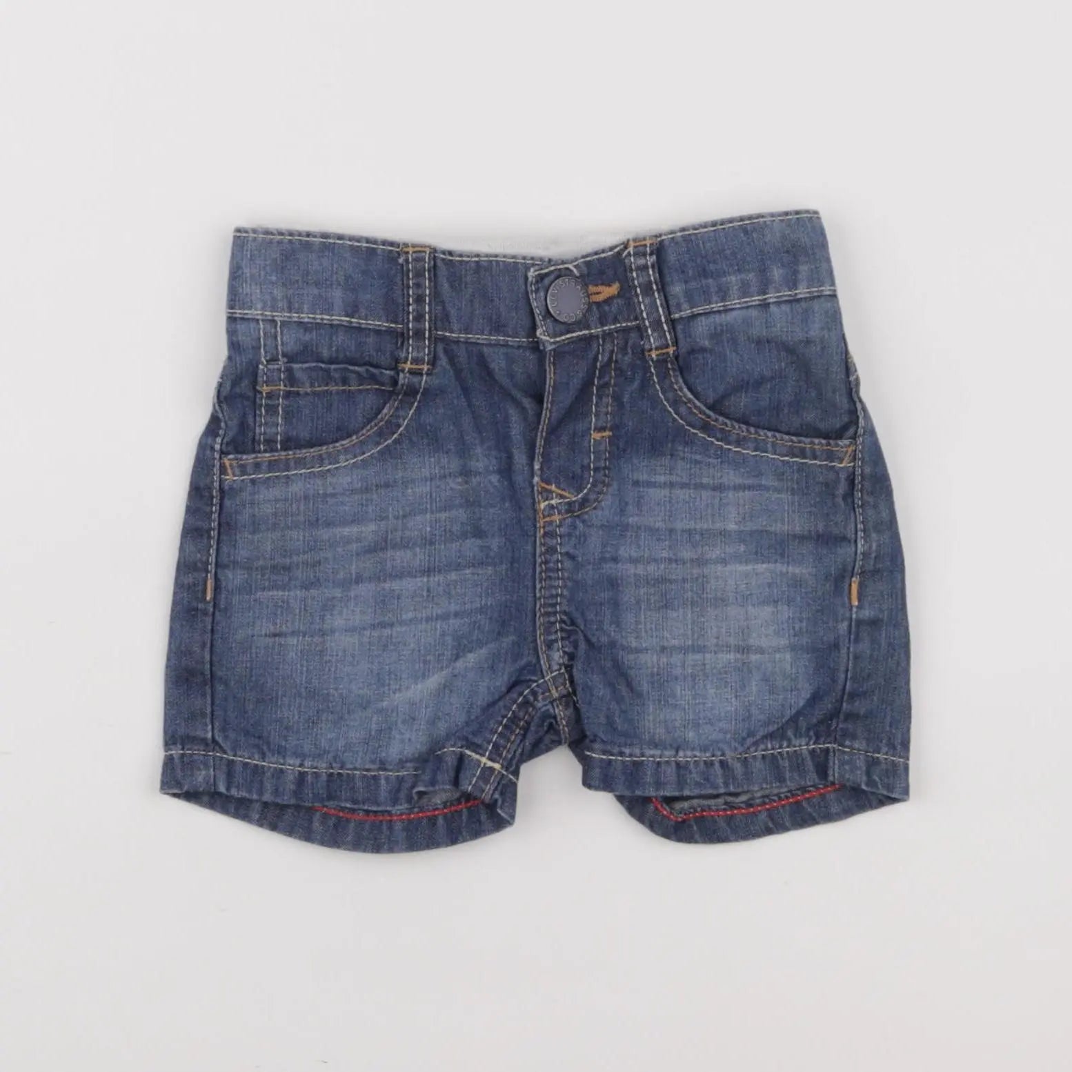 Levi's - short bleu - 12 mois