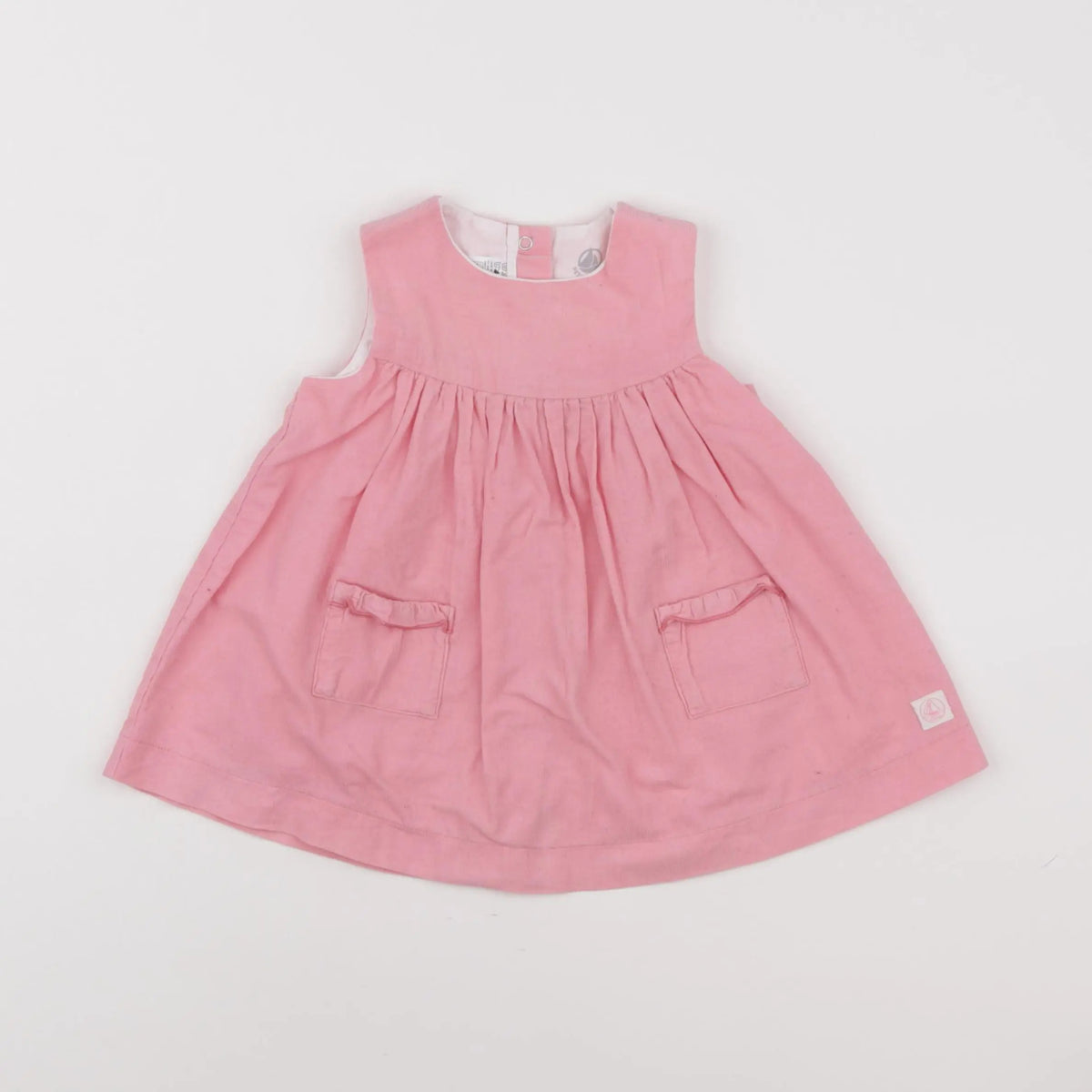 Petit Bateau - robe rose - 12 mois