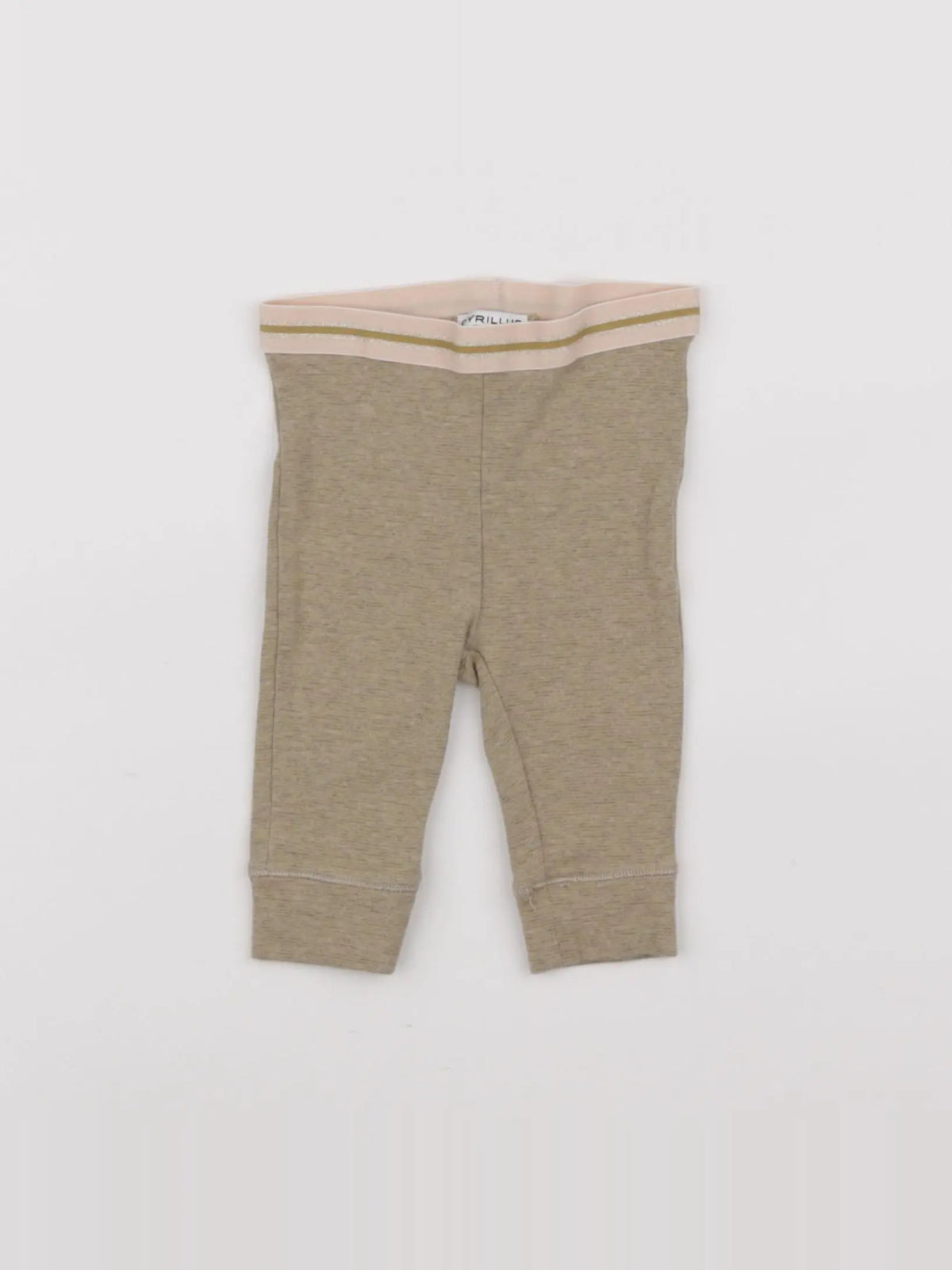 Cyrillus - legging gris, jaune - 6 mois