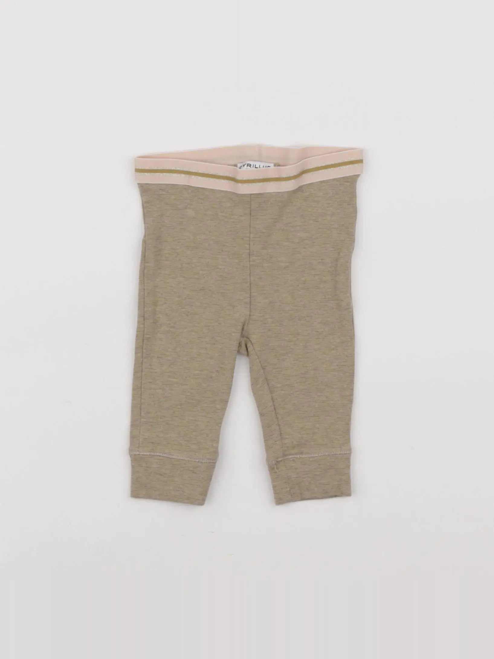 Cyrillus - legging gris, jaune - 6 mois