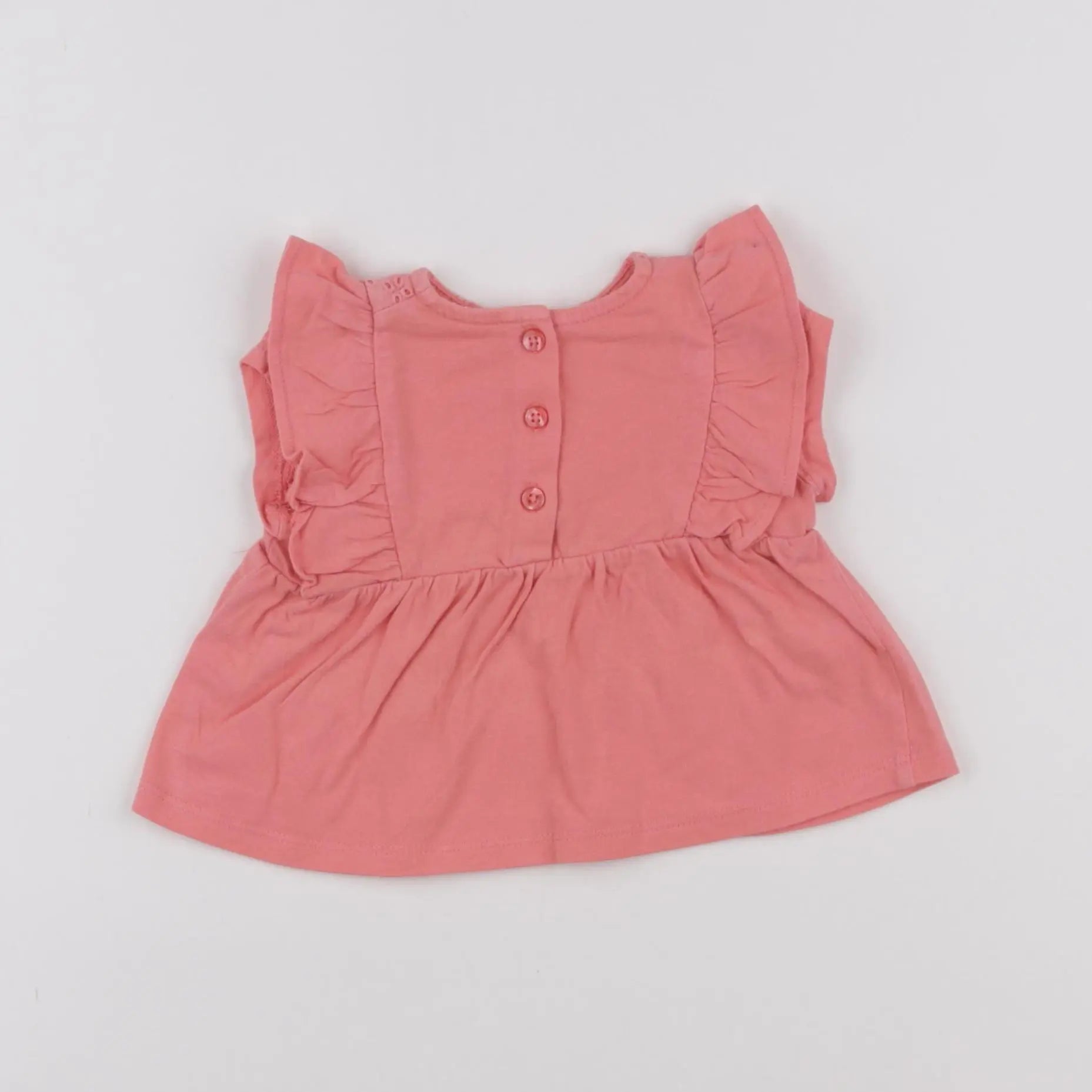 Vertbaudet - tee-shirt rose - 6 mois