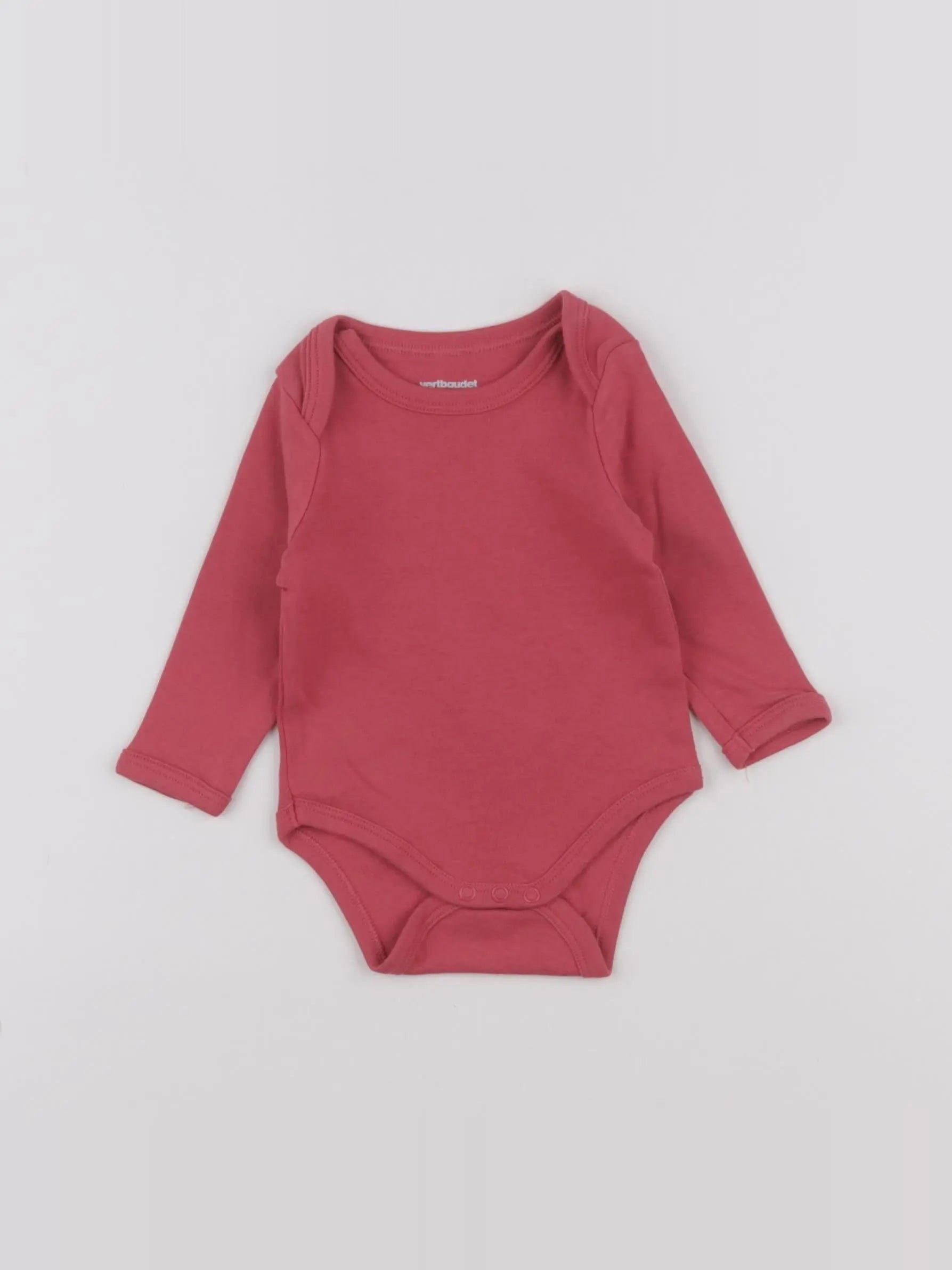 Vertbaudet - body rose - 3 mois