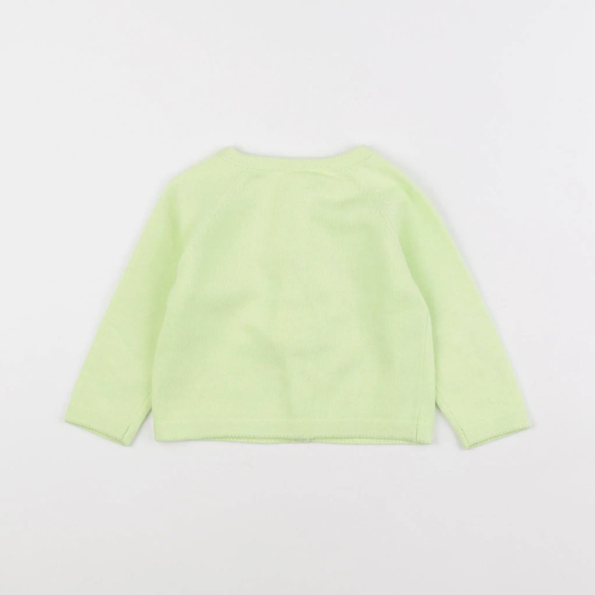 Jacadi - gilet vert - 12 mois