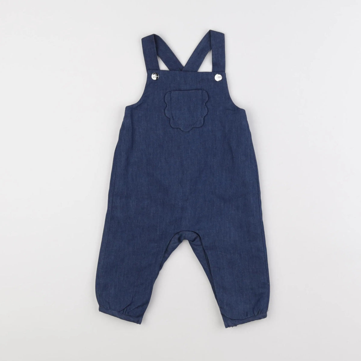 Jacadi - salopette bleu - 6 mois