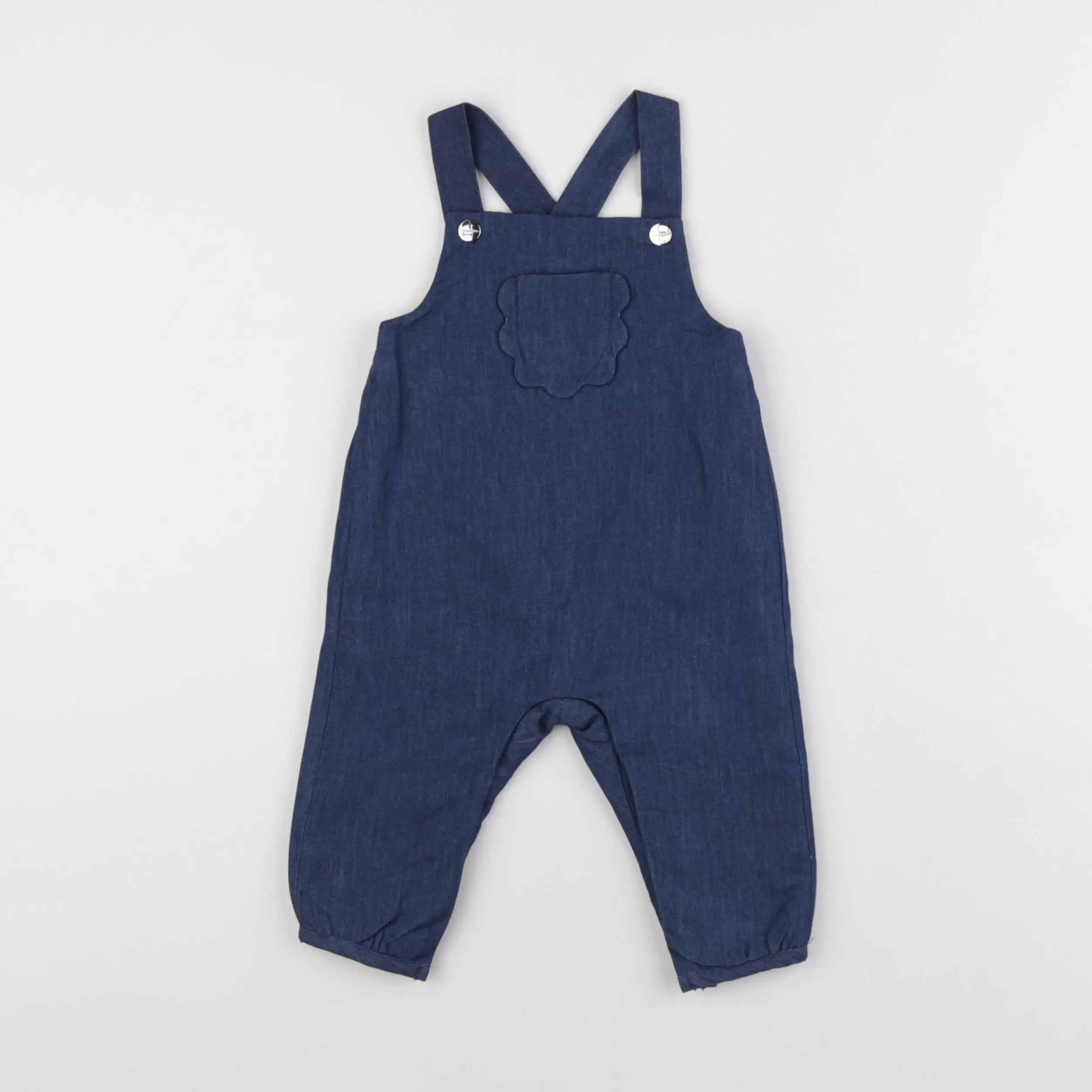 Jacadi - salopette bleu - 6 mois