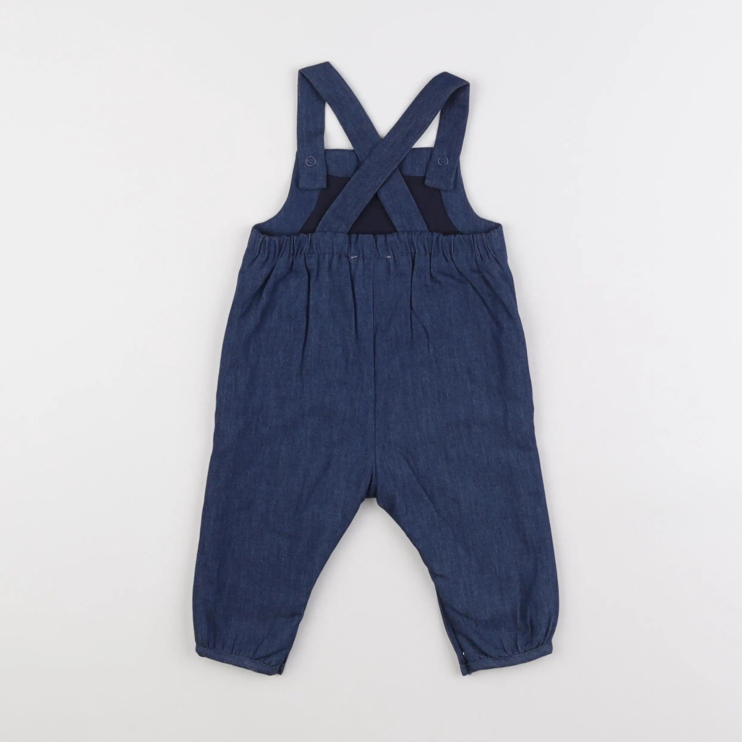 Jacadi - salopette bleu - 6 mois
