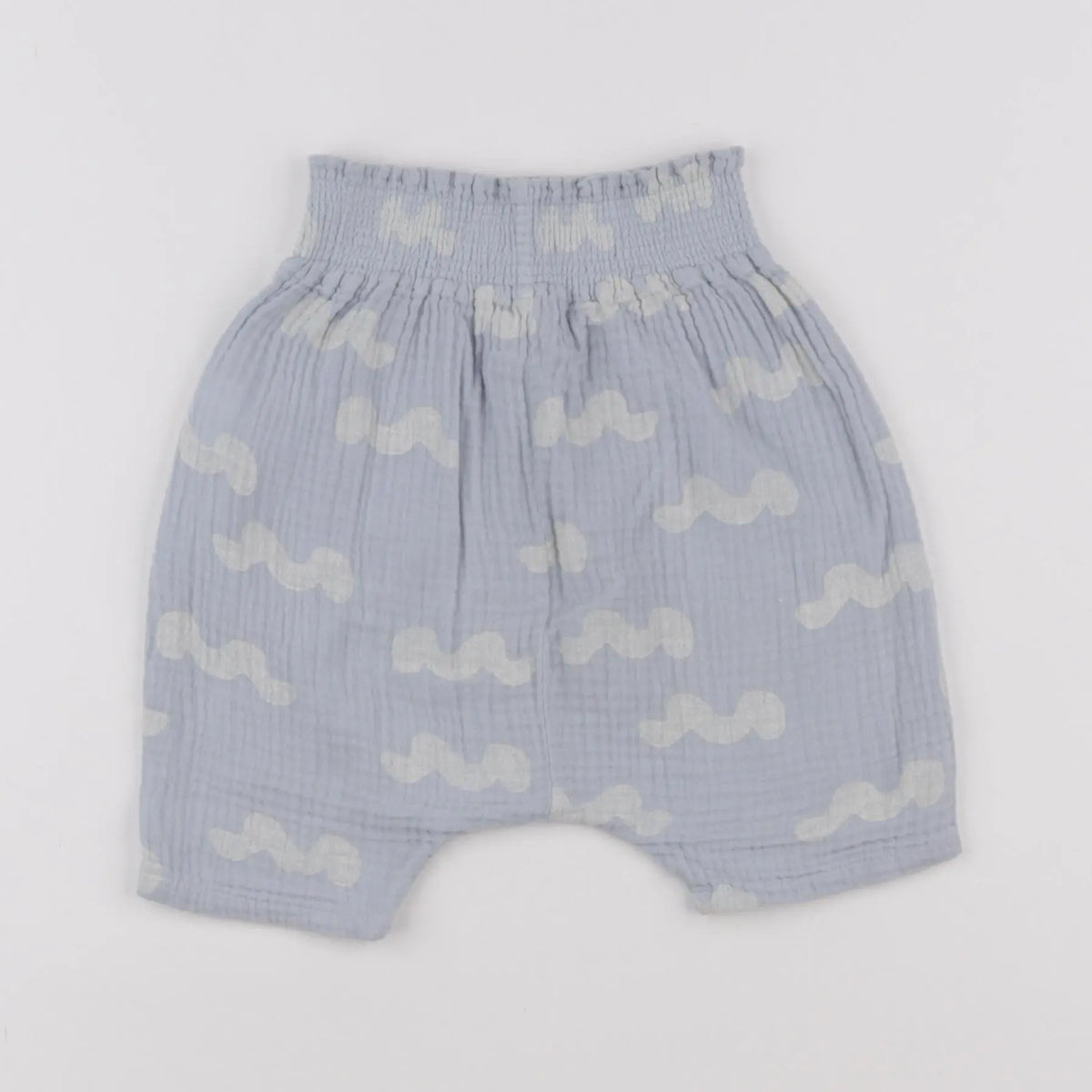 Bobo Choses - sarouel bleu, blanc - 6 mois