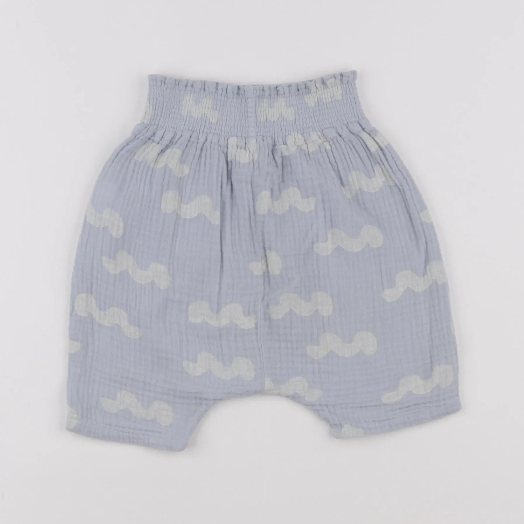 Bobo Choses - sarouel bleu, blanc - 6 mois