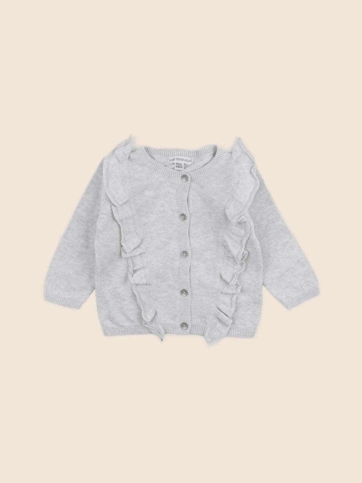 Vertbaudet - gilet gris - 6 mois