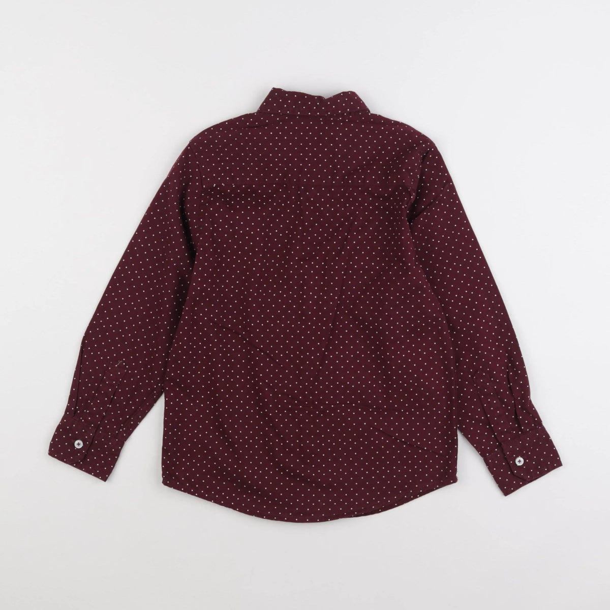 Vertbaudet - chemise rouge - 8 ans