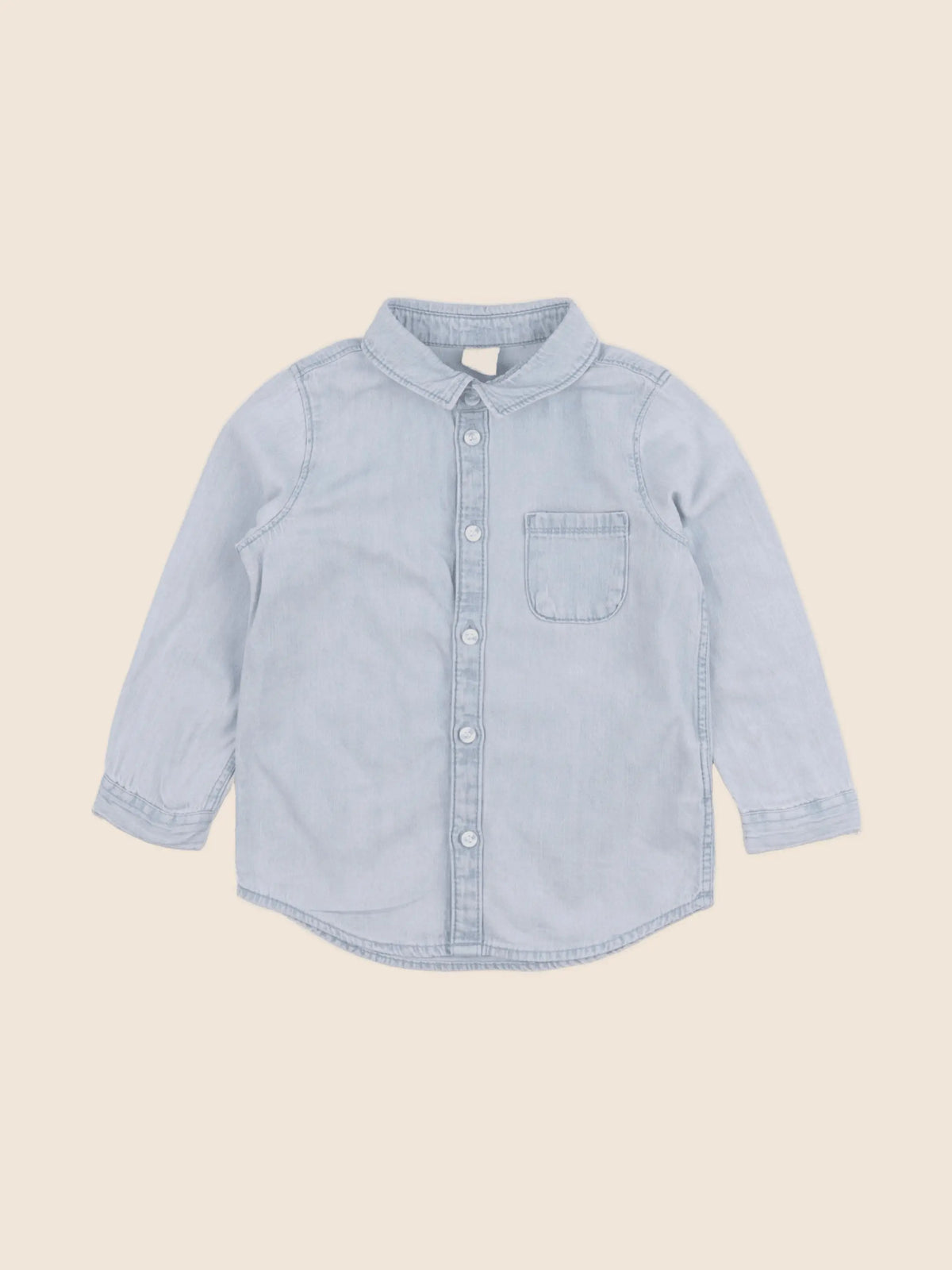 H&M - chemise bleu - 18/24 mois
