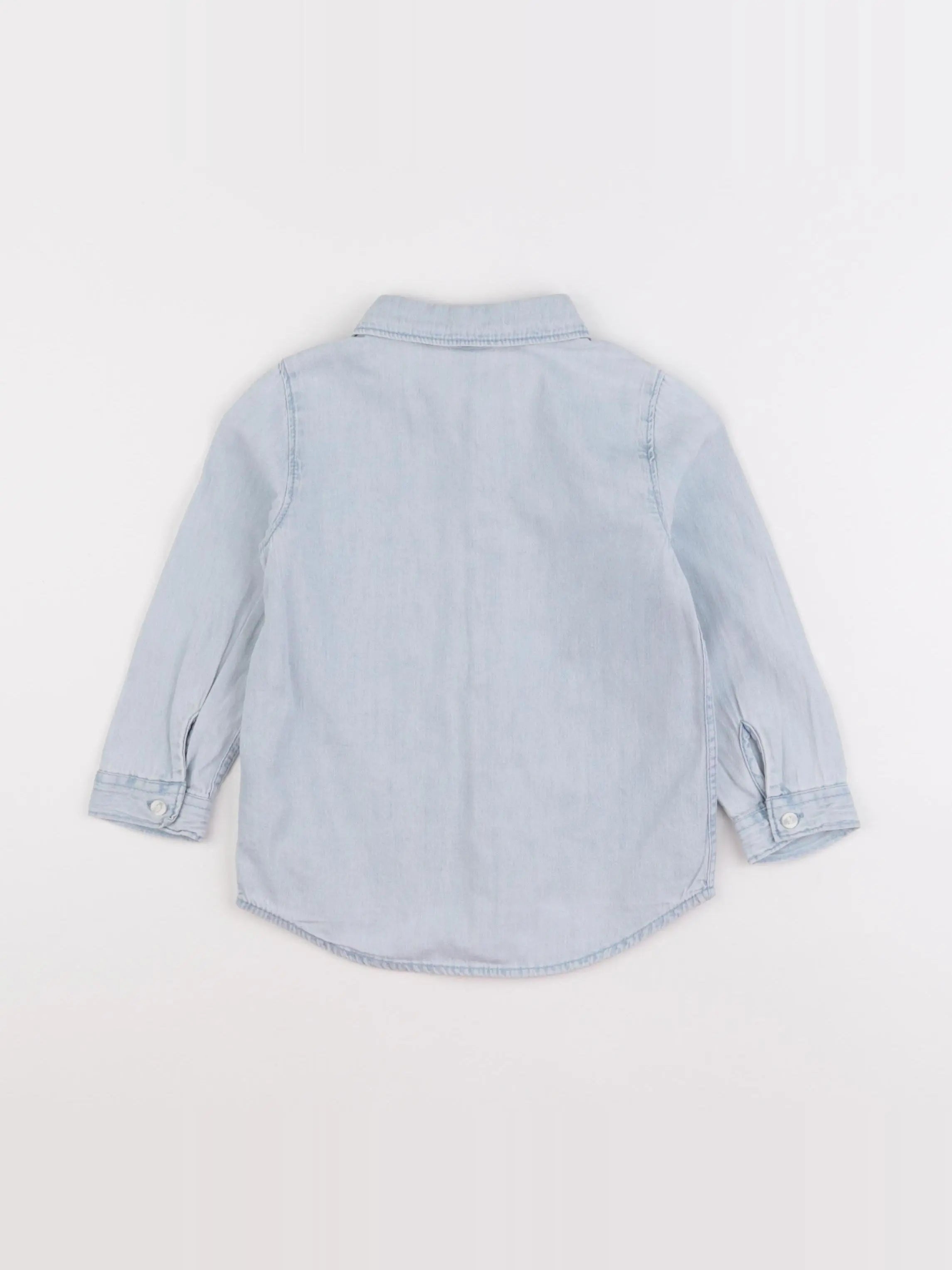 H&M - chemise bleu - 18/24 mois