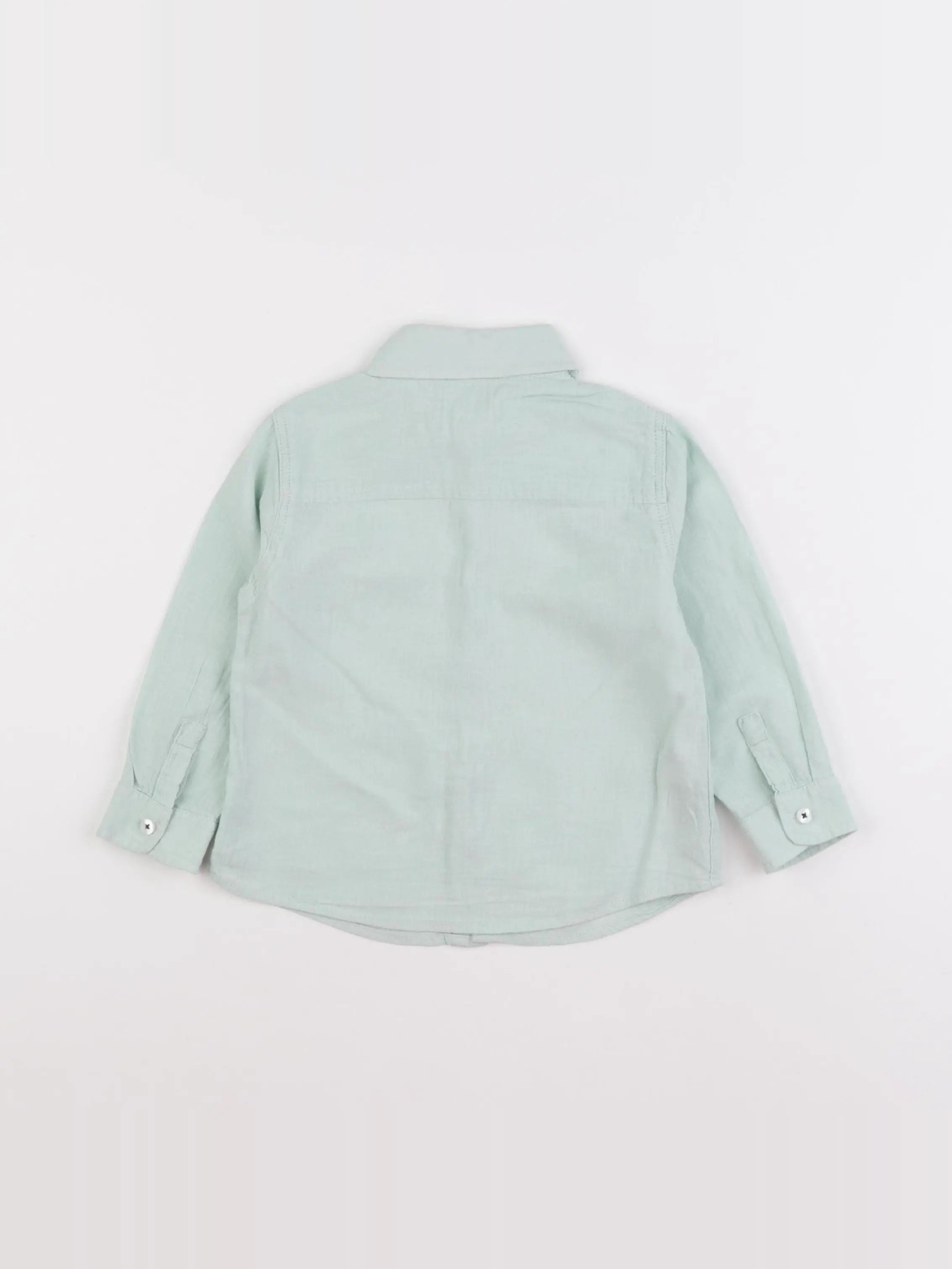 Mango - chemise vert - 18/24 mois