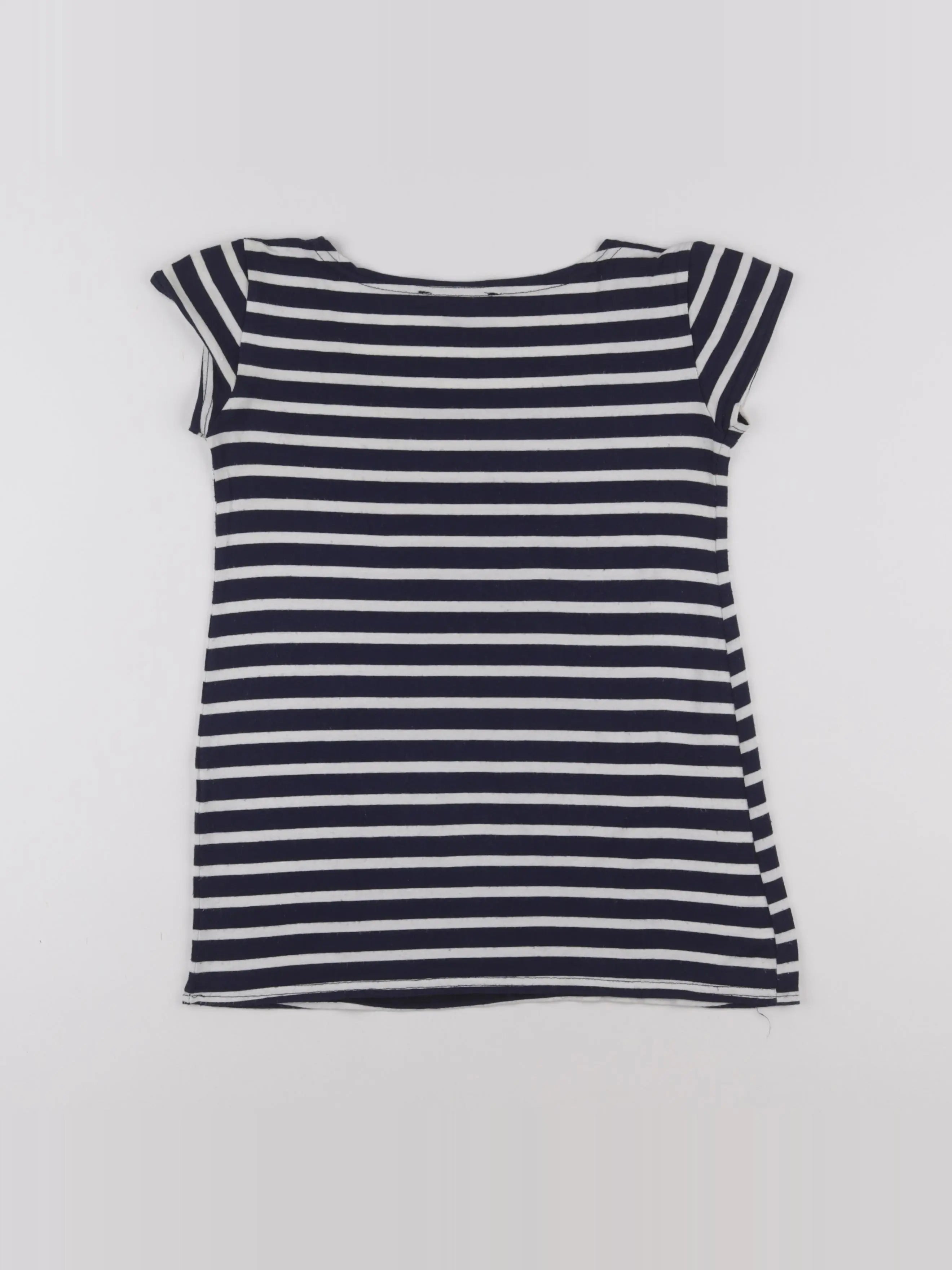 Envie de fraise - tee-shirt grossesse blanc, bleu - 36 à 38