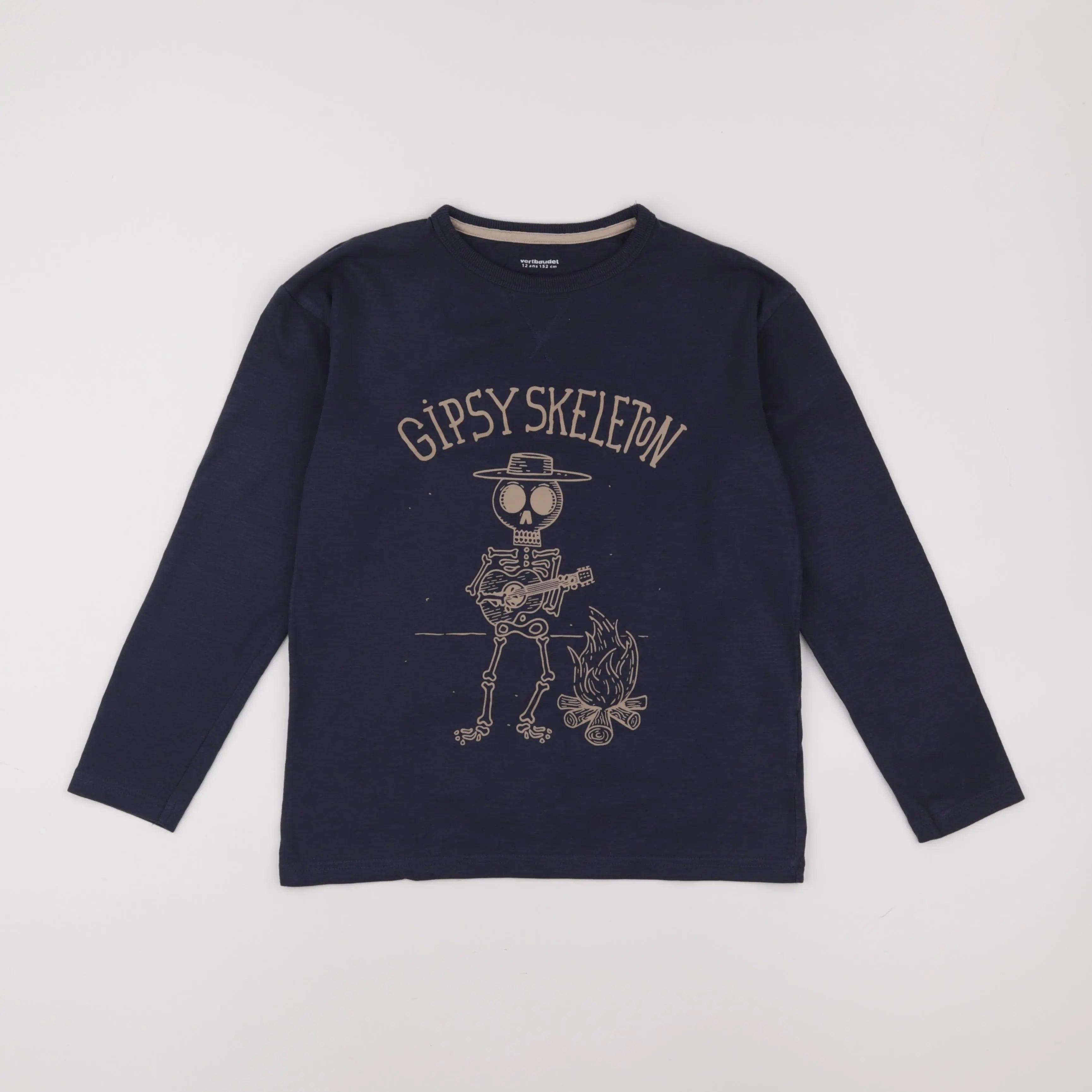 Vertbaudet - tee-shirt bleu - 12 ans