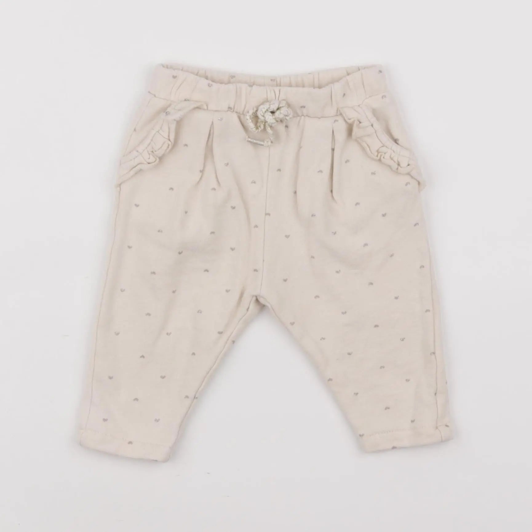 Vertbaudet - pantalon beige - 6 mois