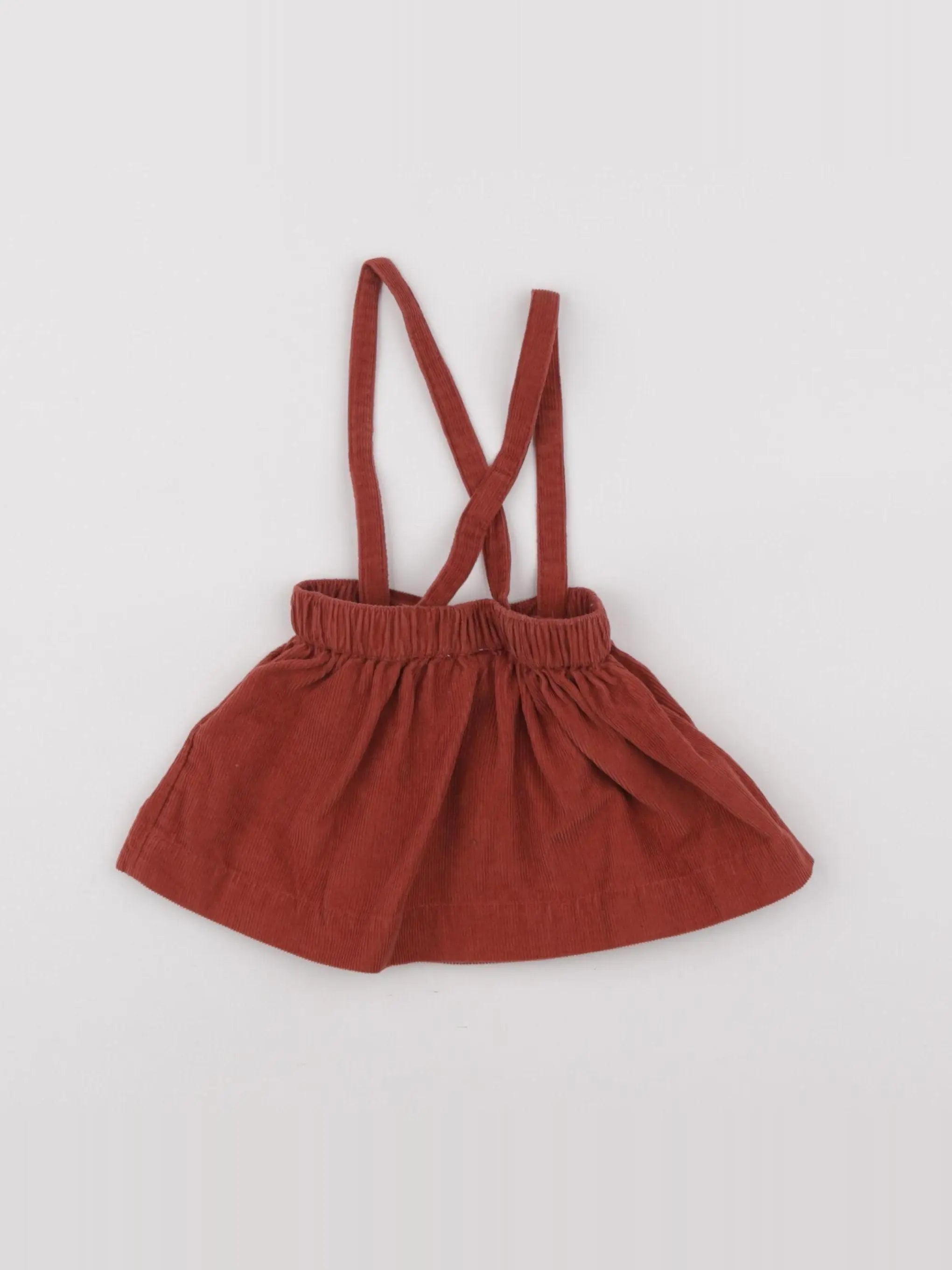 Vertbaudet - jupe marron - 6 mois