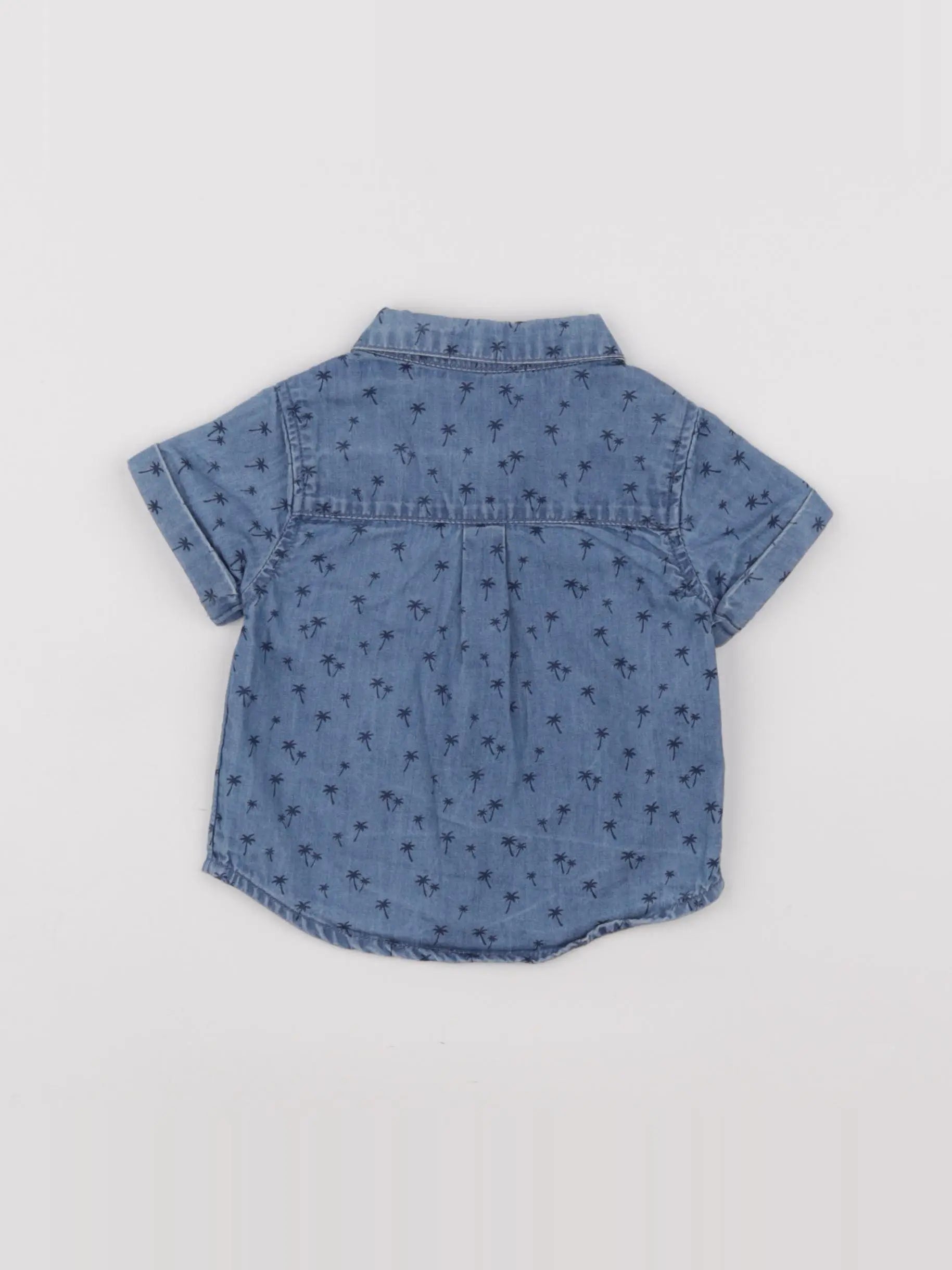Tape à l'oeil - chemise bleu - 3 mois