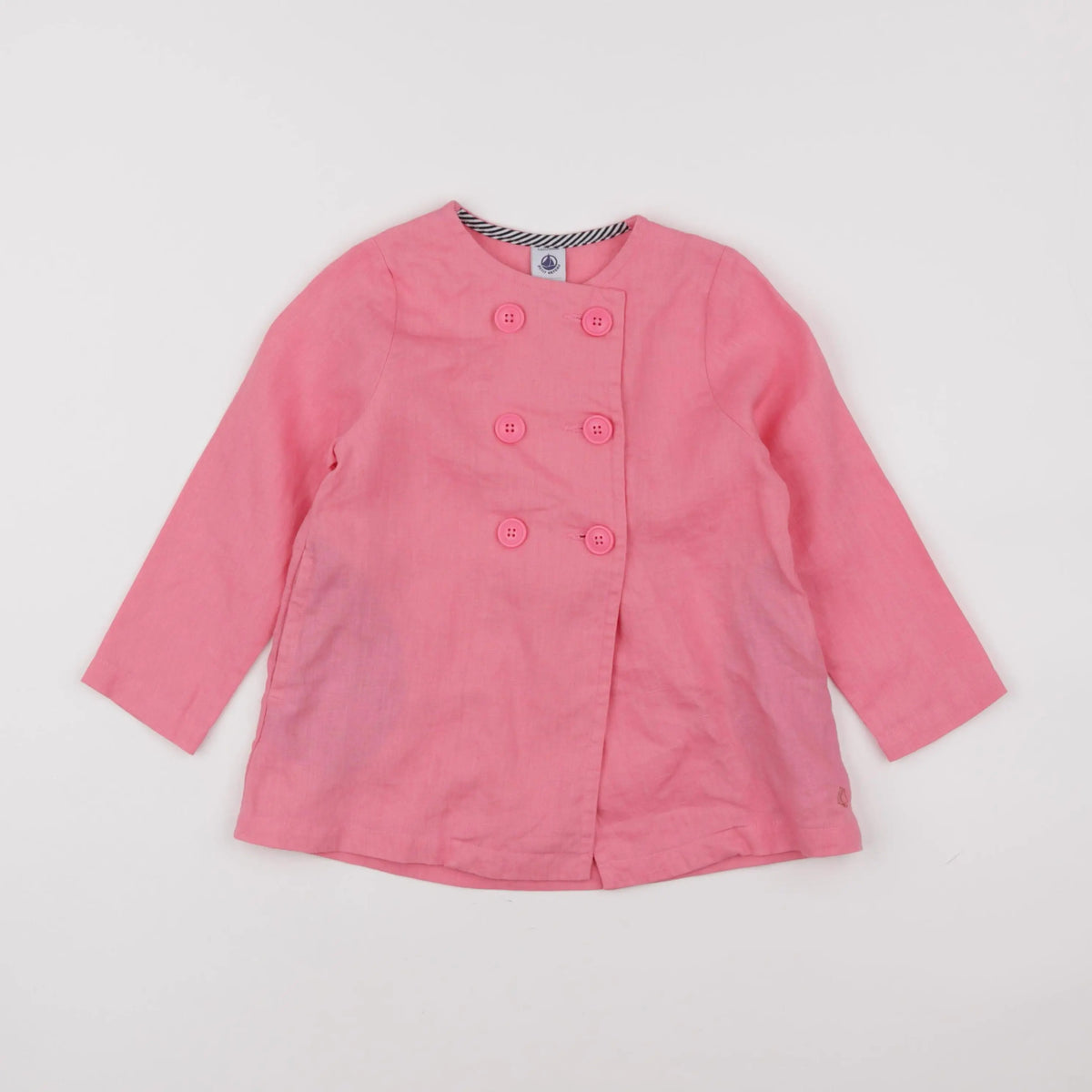 Petit Bateau - veste rose - 4 ans
