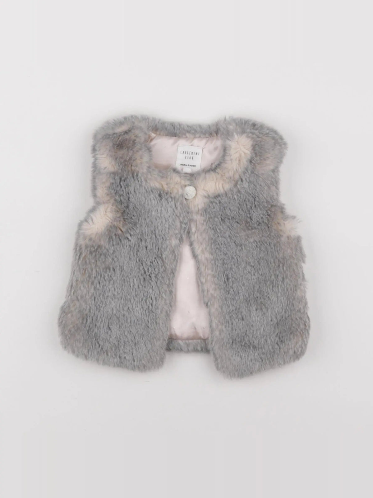 Carrément Beau - gilet gris - 6 mois