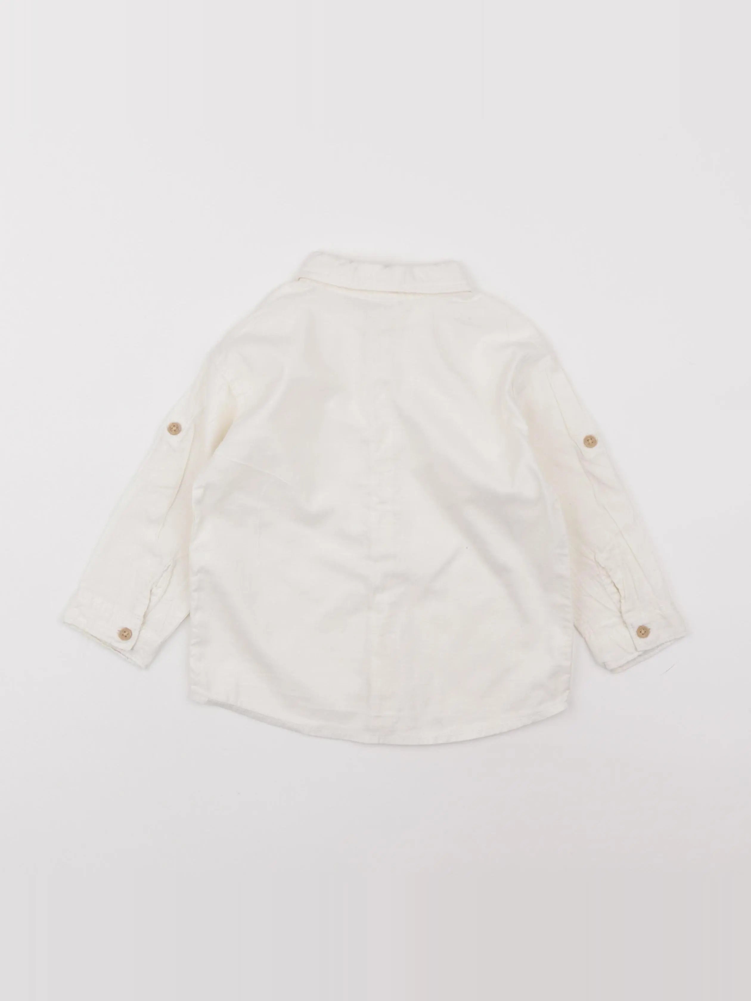 H&M - chemise blanc - 12/18 mois