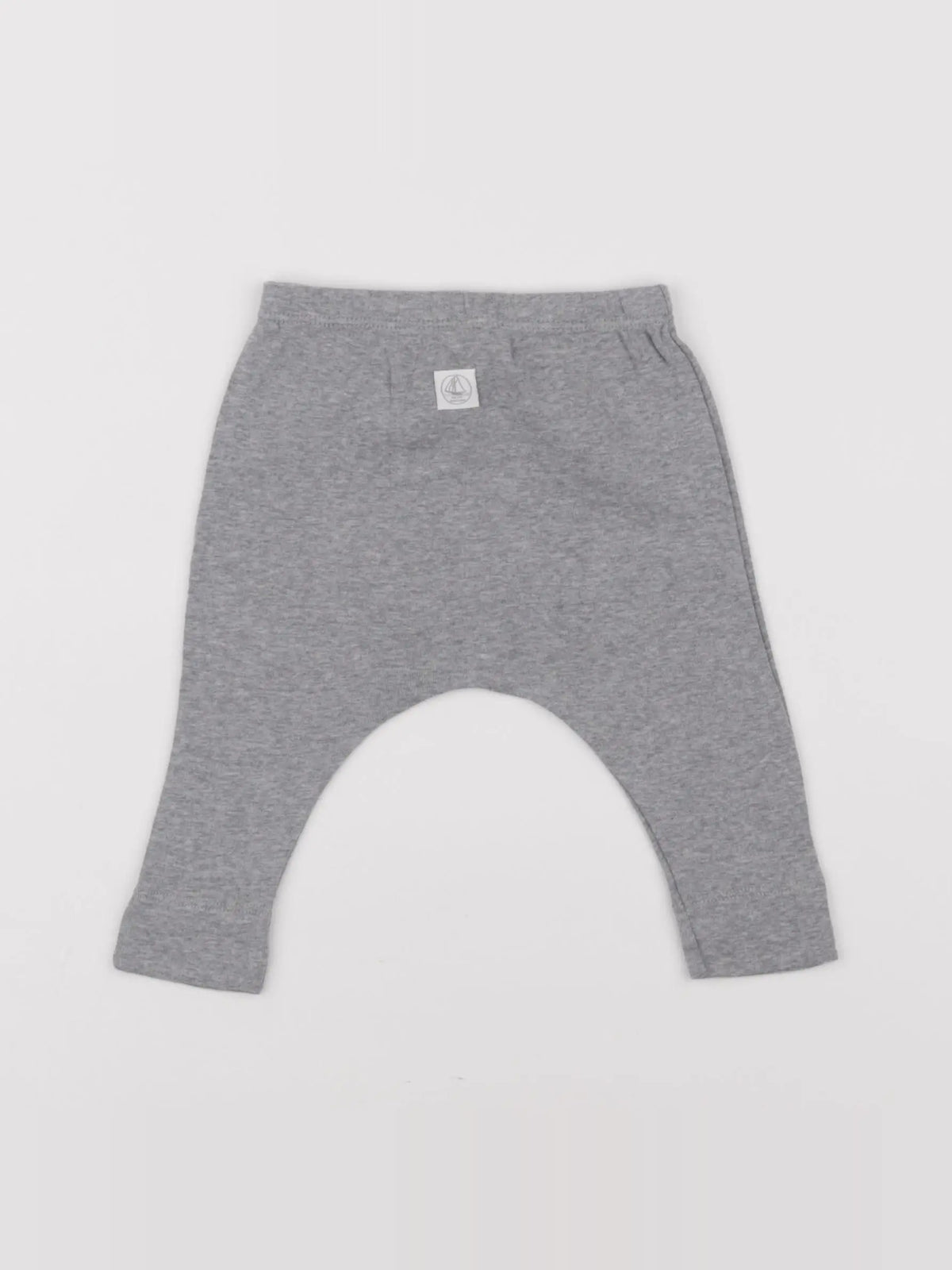 Petit Bateau - sarouel gris - 6 mois