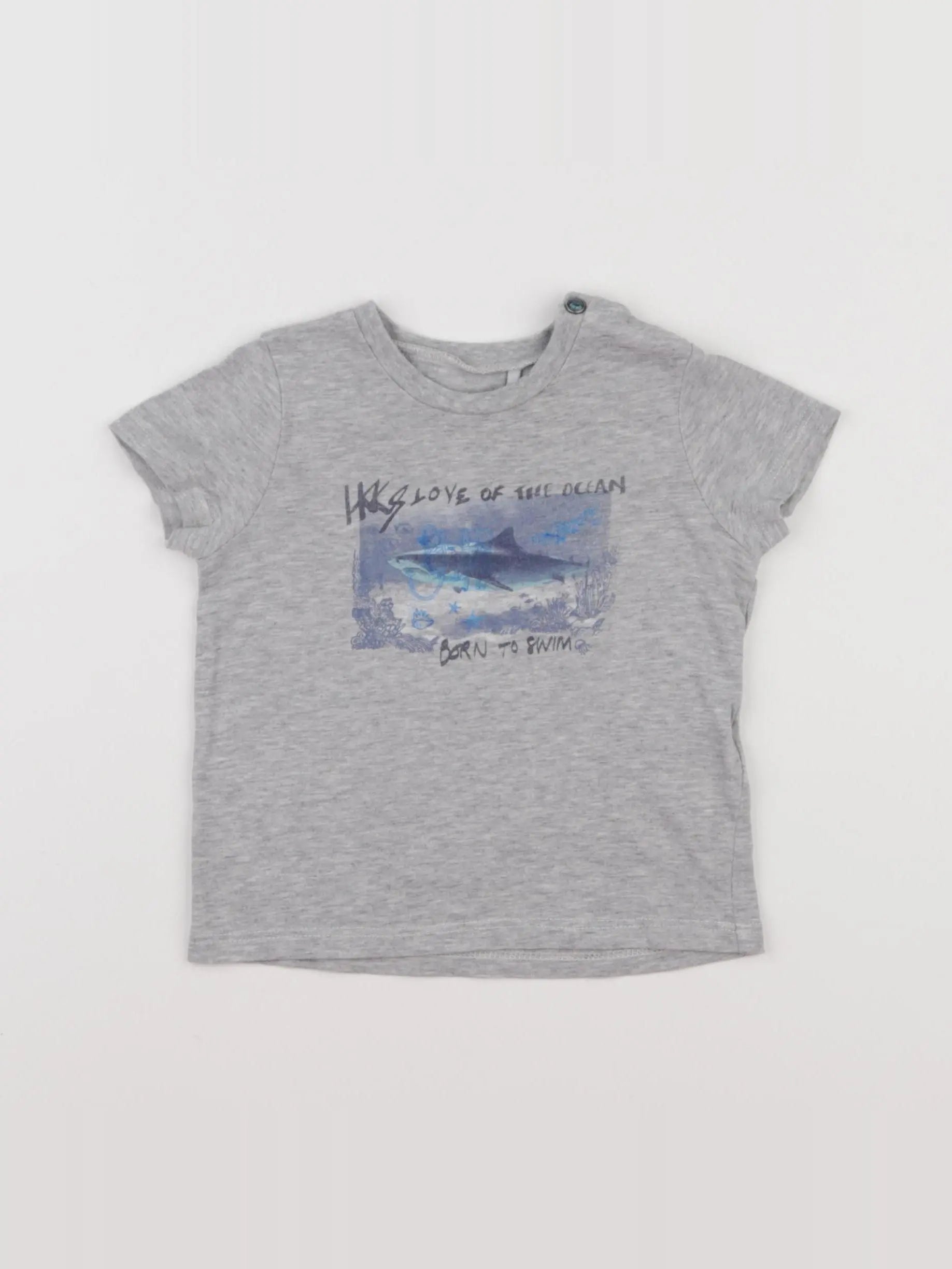 IKKS - tee-shirt gris - 12 mois