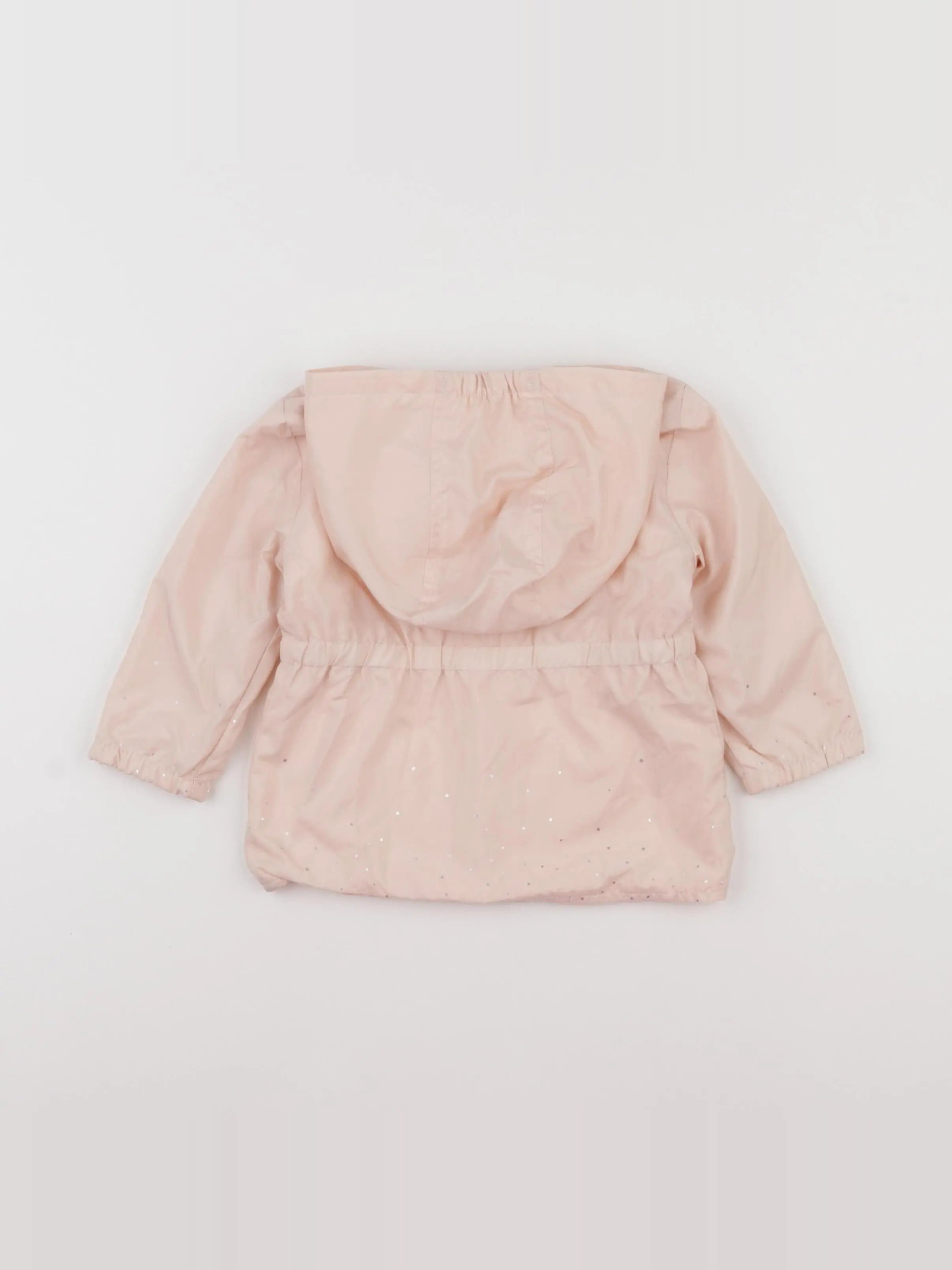Carrément Beau - imperméable rose - 12 mois
