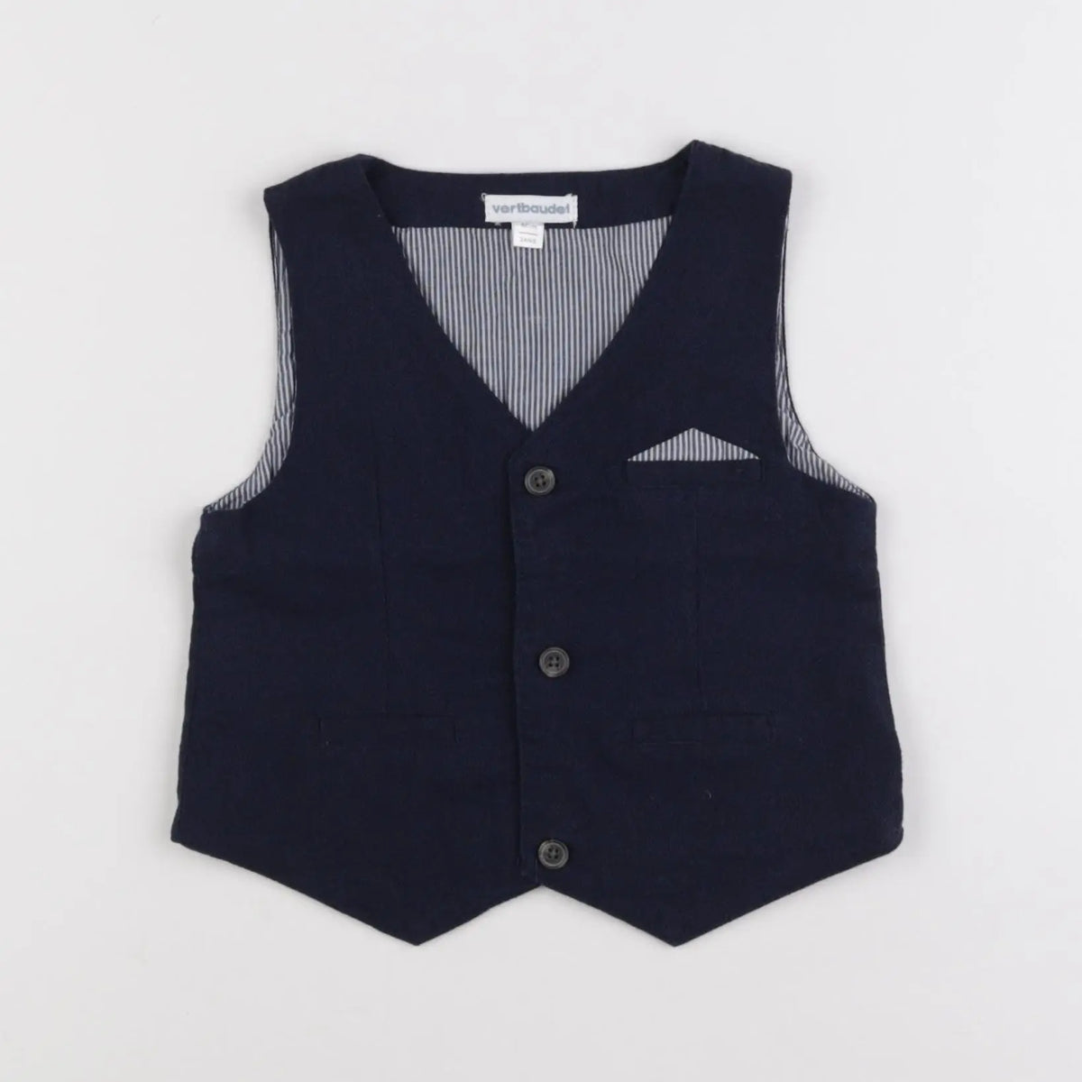 Vertbaudet - gilet bleu - 2 ans