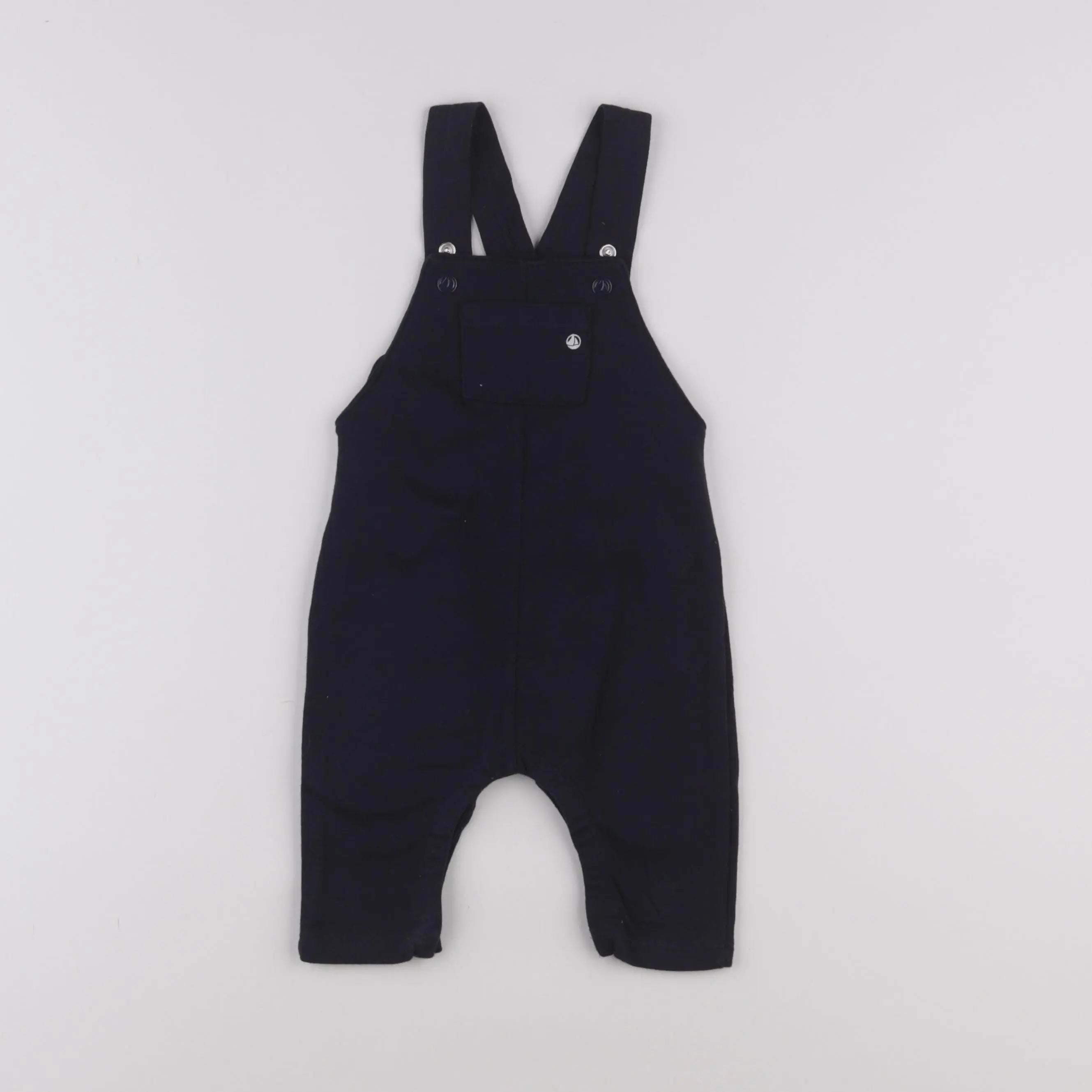 Petit Bateau - salopette bleu - 6 mois