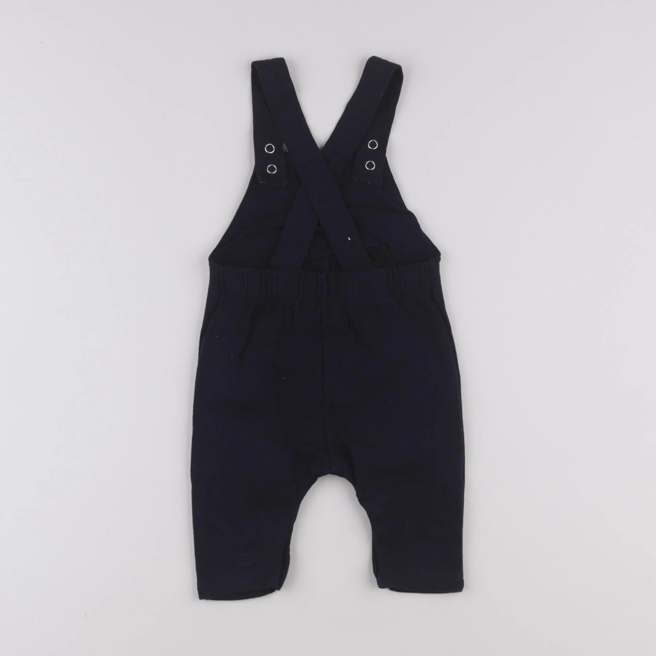 Petit Bateau - salopette bleu - 6 mois