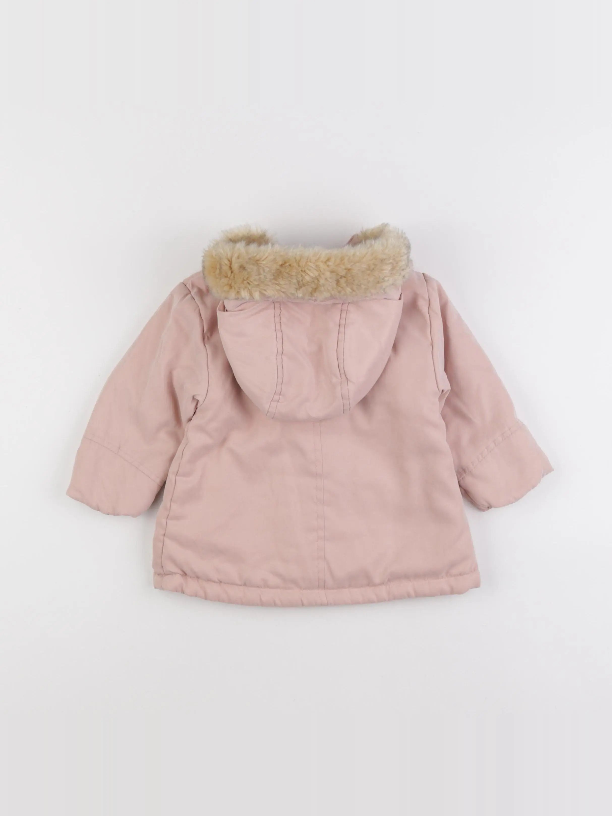 Vertbaudet - parka rose - 12 mois