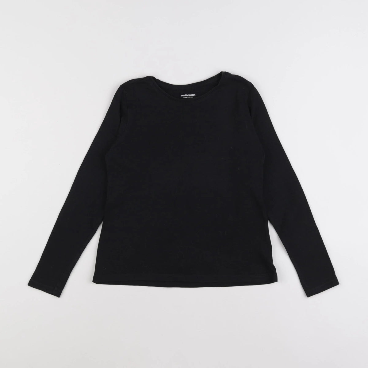 Vertbaudet - tee-shirt noir - 8 ans