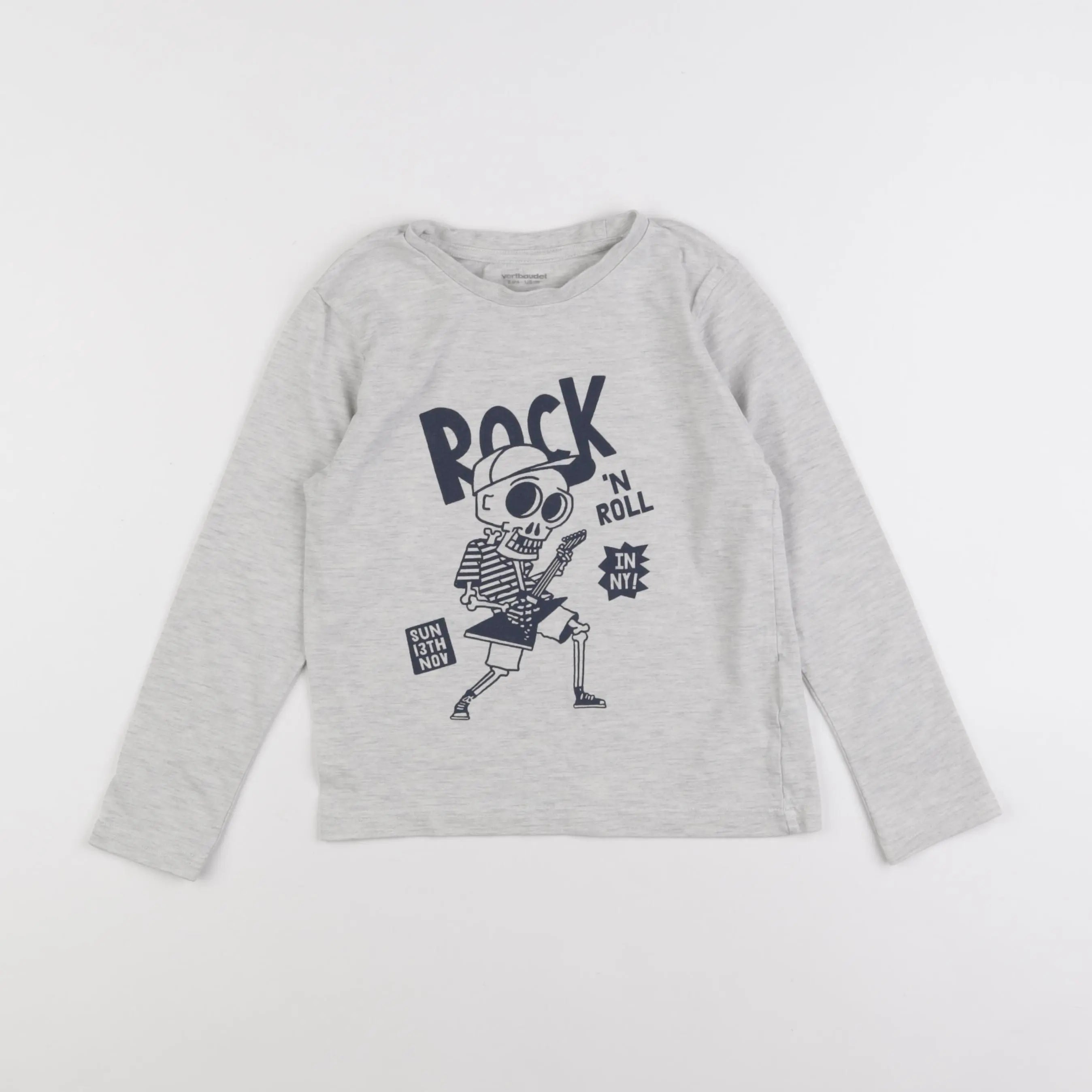 Vertbaudet - tee-shirt gris - 3 ans