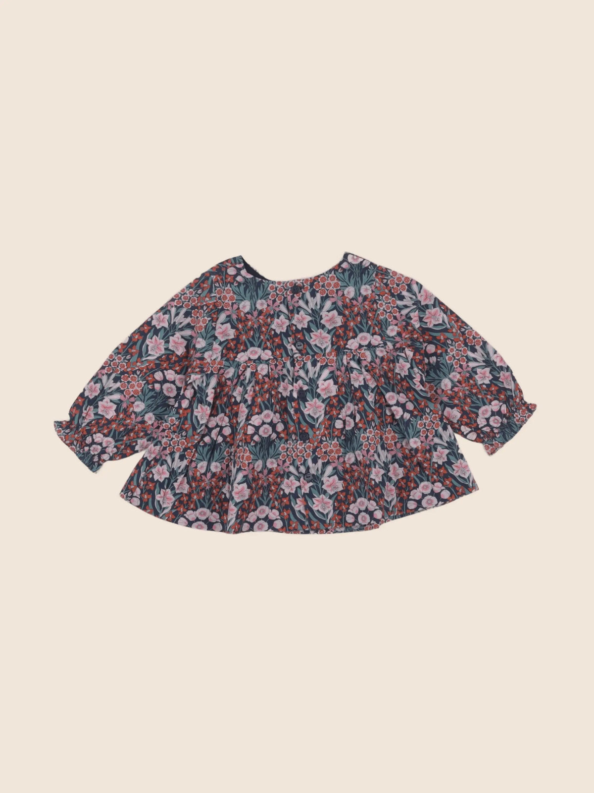 Jacadi - blouse liberty multicolore - 6 mois