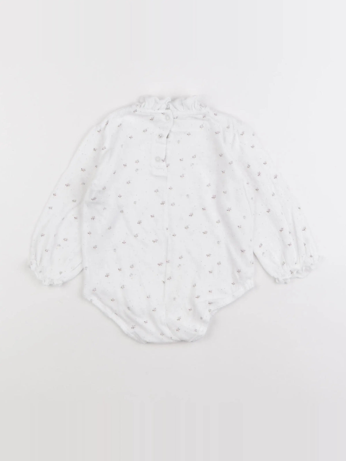 Zara - combinaison blanc - 12/18 mois