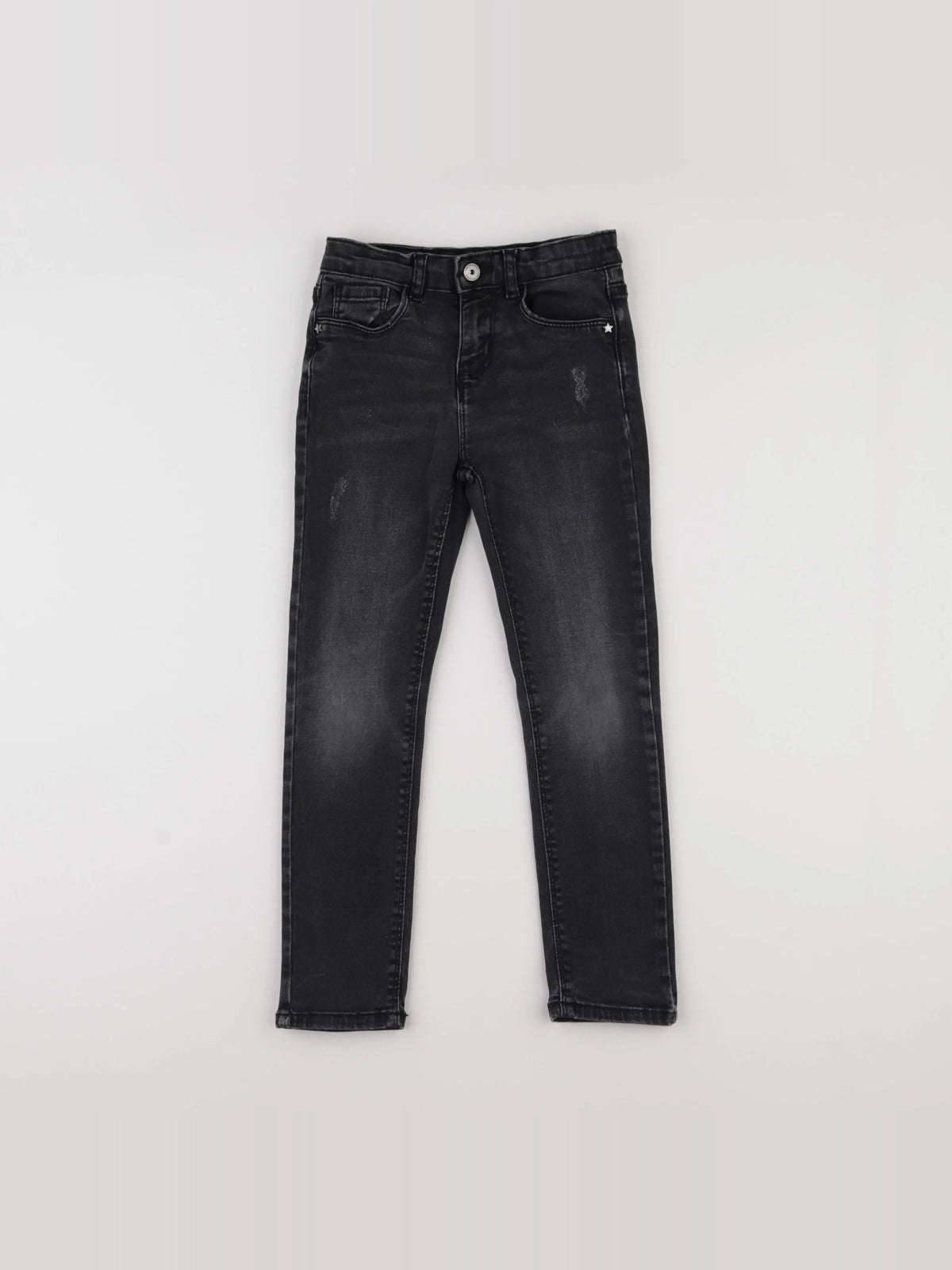 Vertbaudet - jean gris - 6 ans