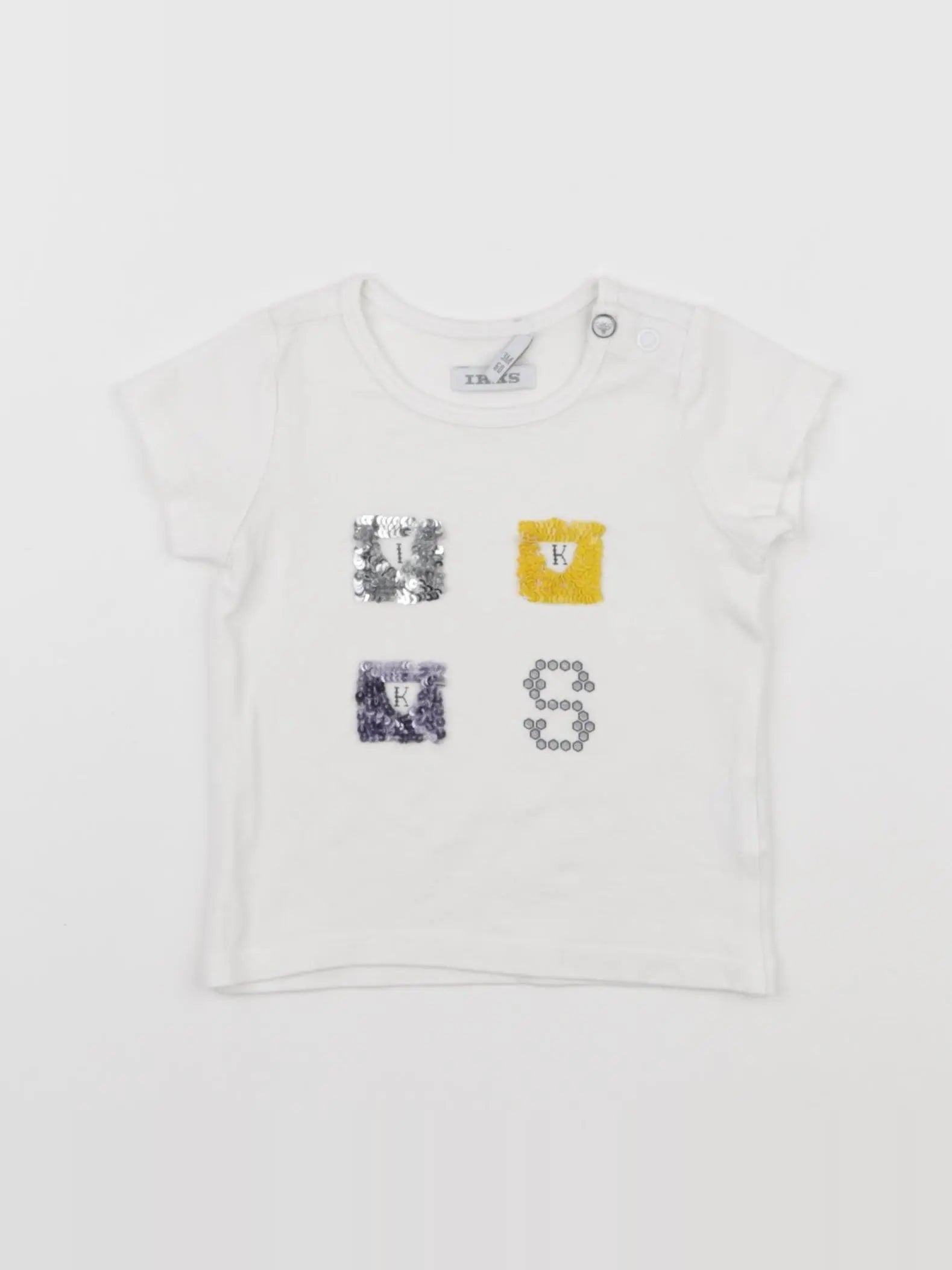 IKKS - tee-shirt blanc - 3 mois