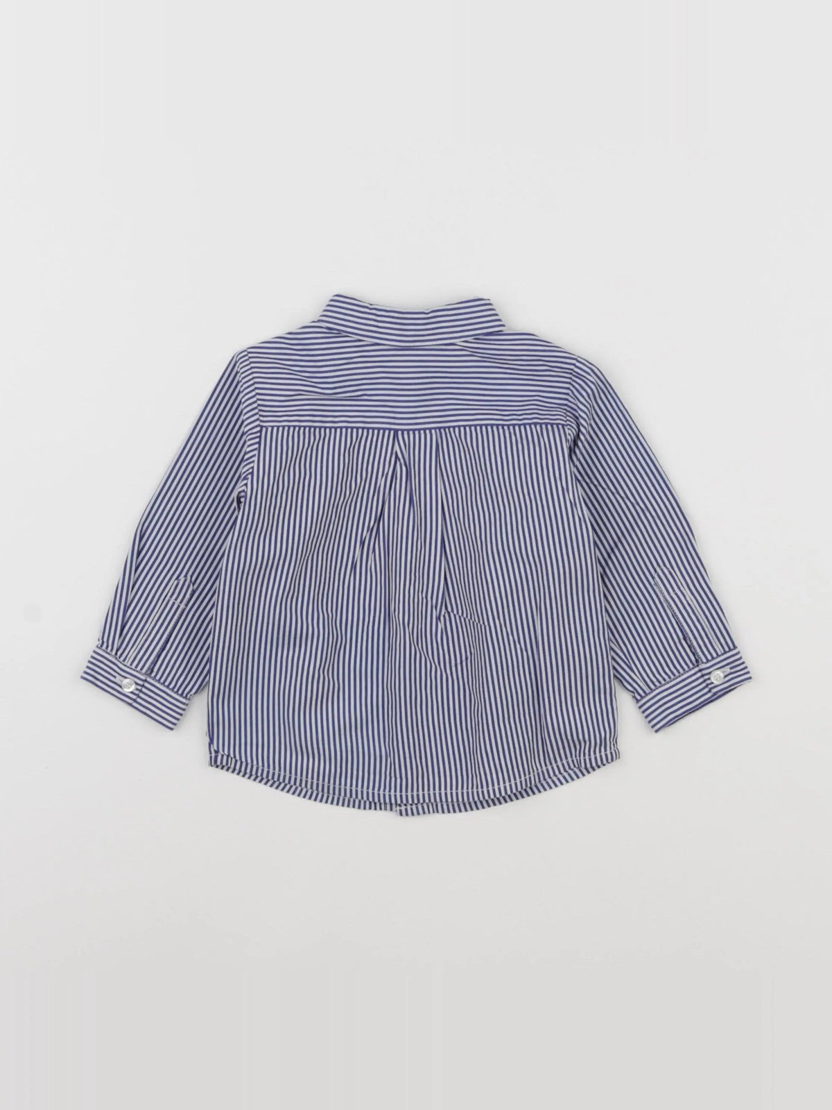 Jacadi - chemise bleu - 12 mois