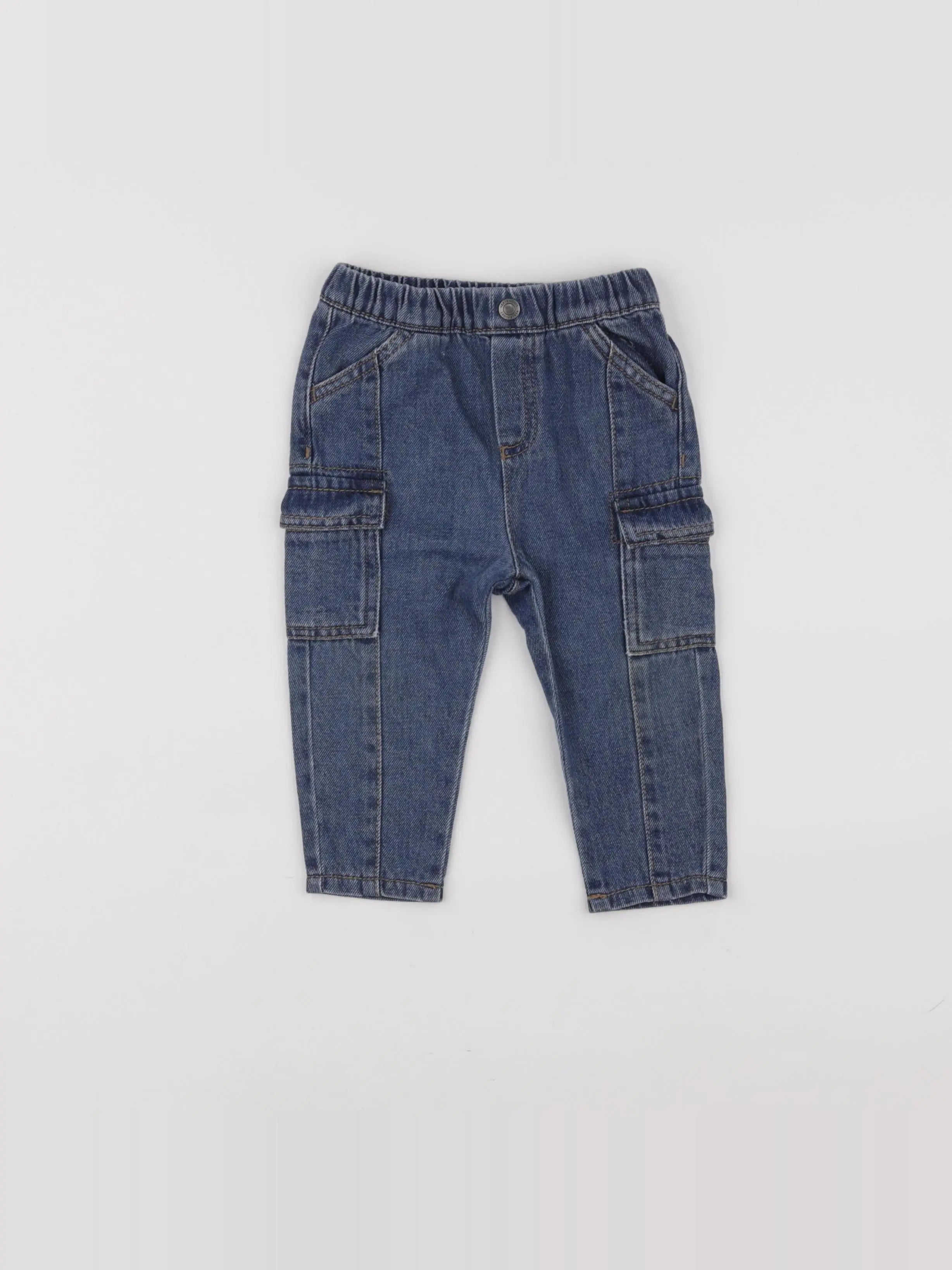 Vertbaudet - jean bleu - 9 mois