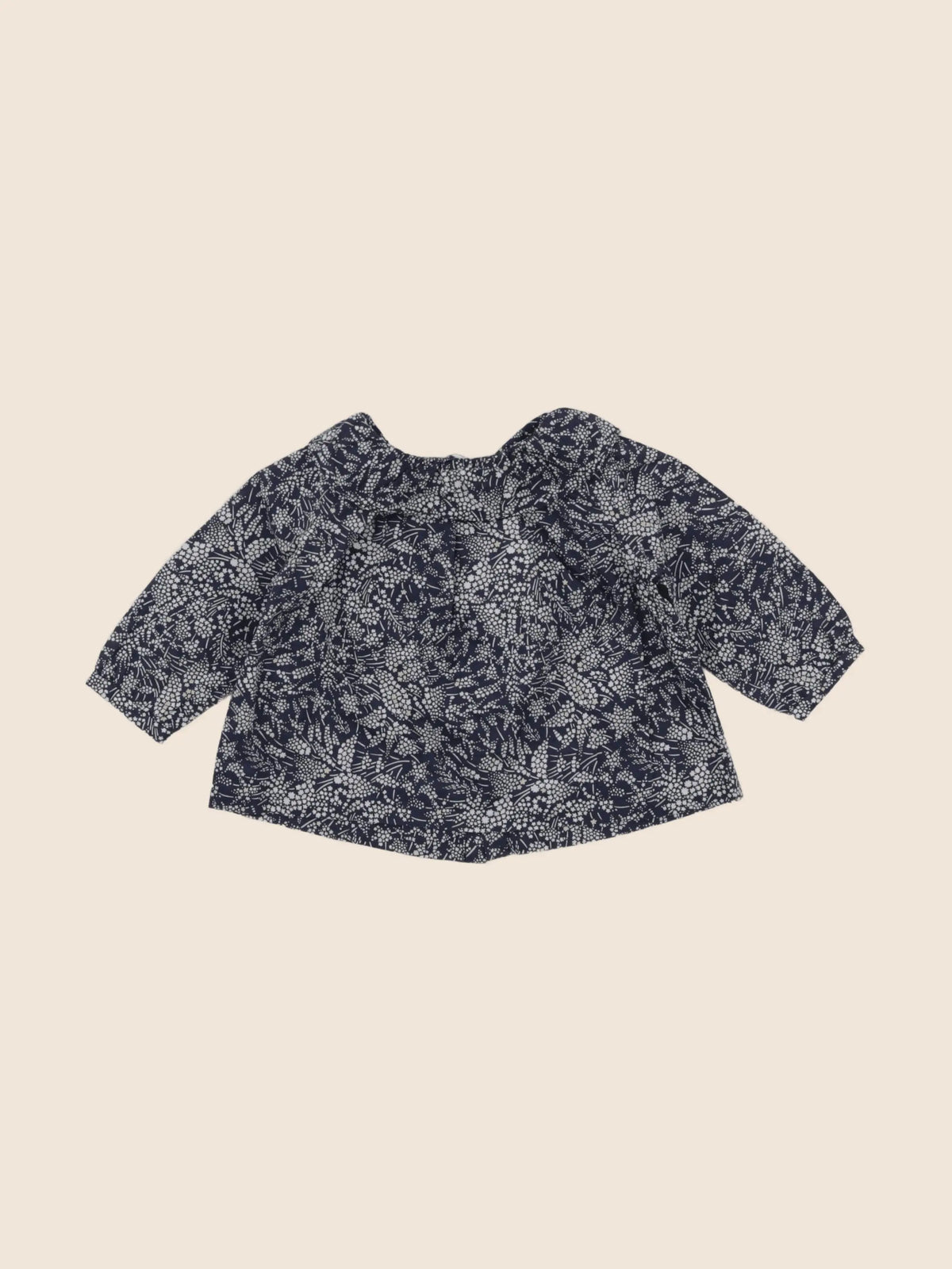 Jacadi - blouse liberty bleu - 6 mois