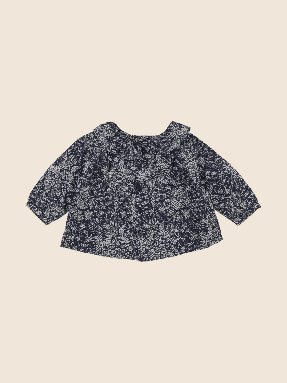 Jacadi - blouse liberty bleu - 6 mois