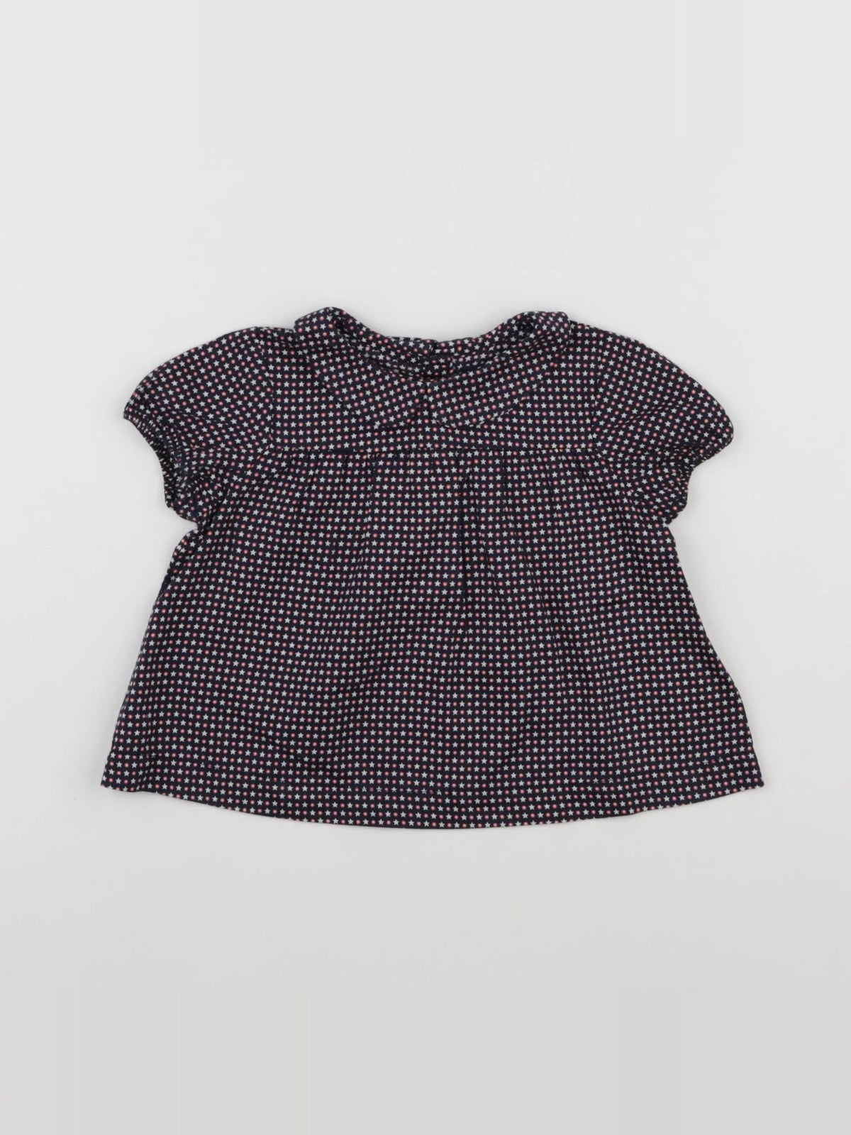 GAP - blouse bleu - 12/18 mois