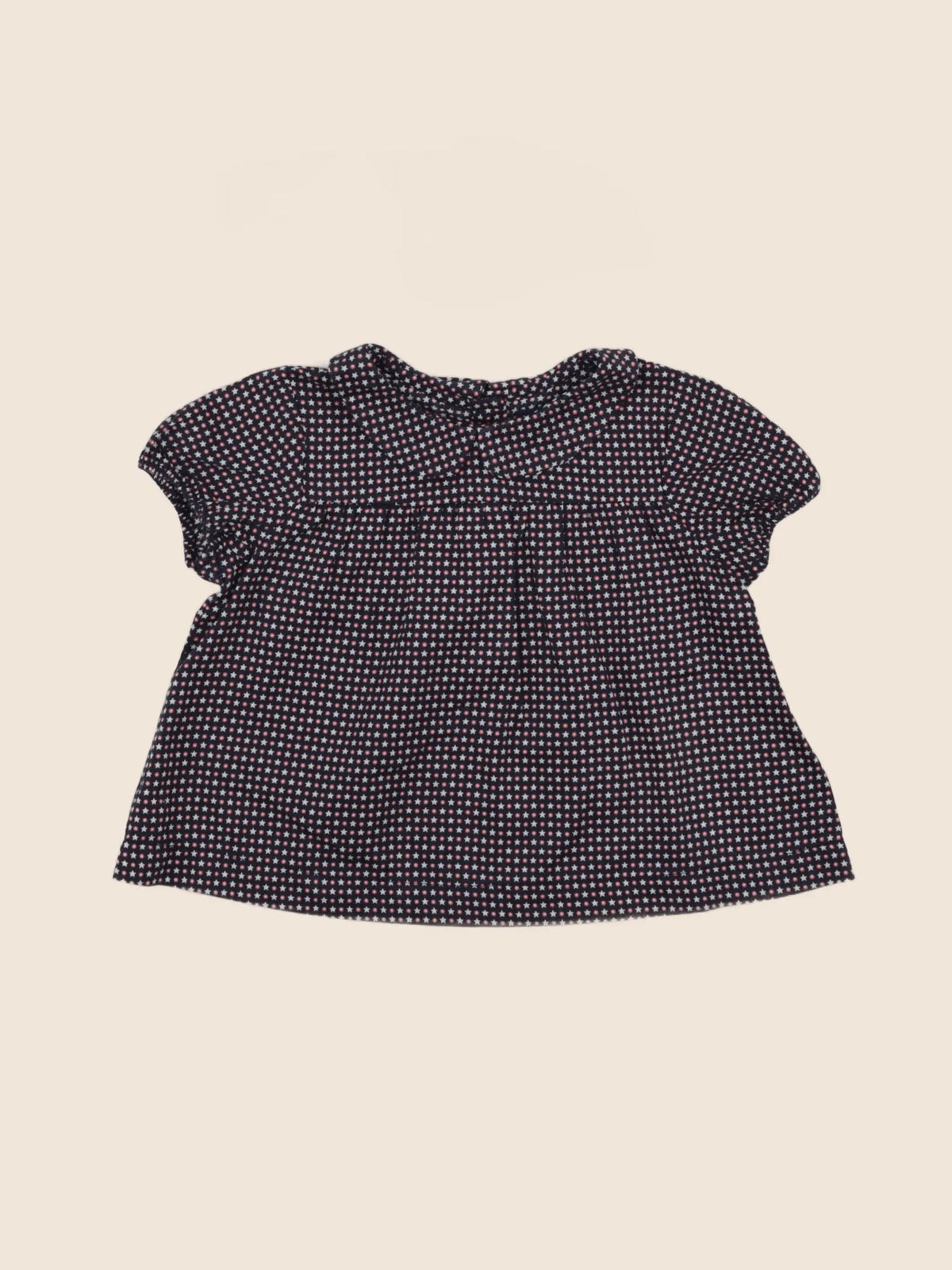 GAP - blouse bleu - 12/18 mois