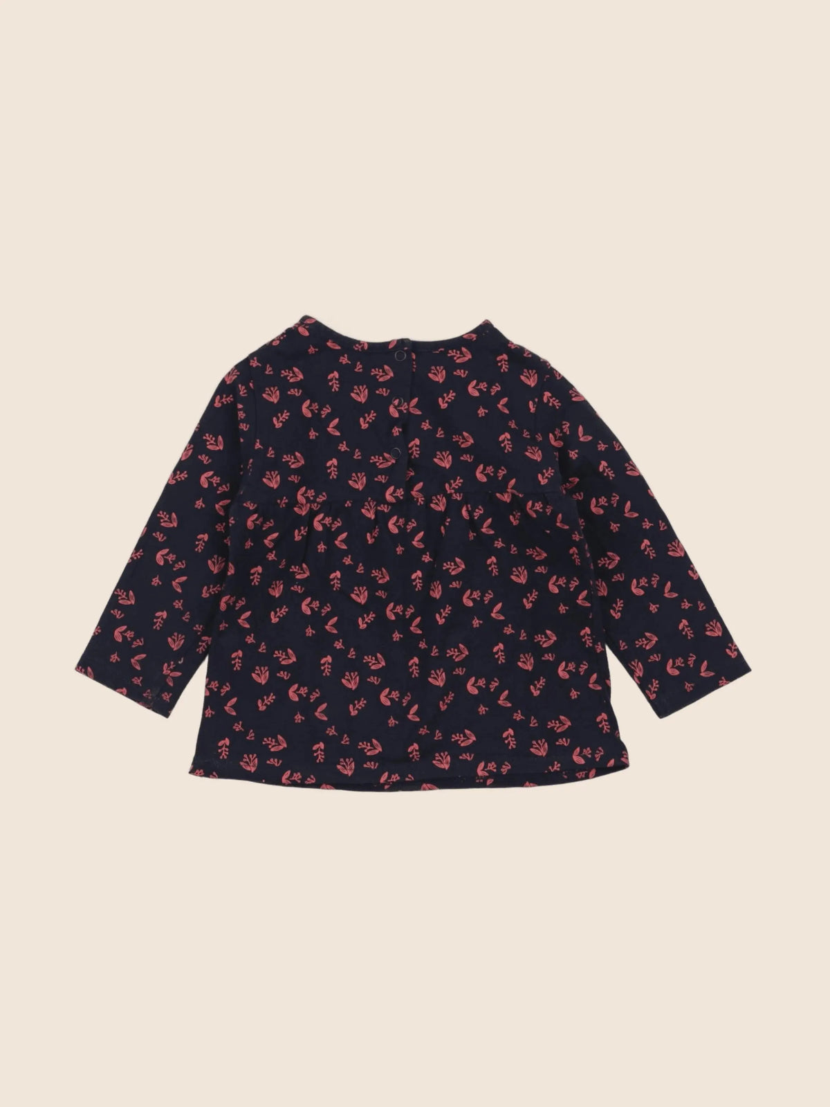 Vertbaudet - tee-shirt bleu - 12 mois