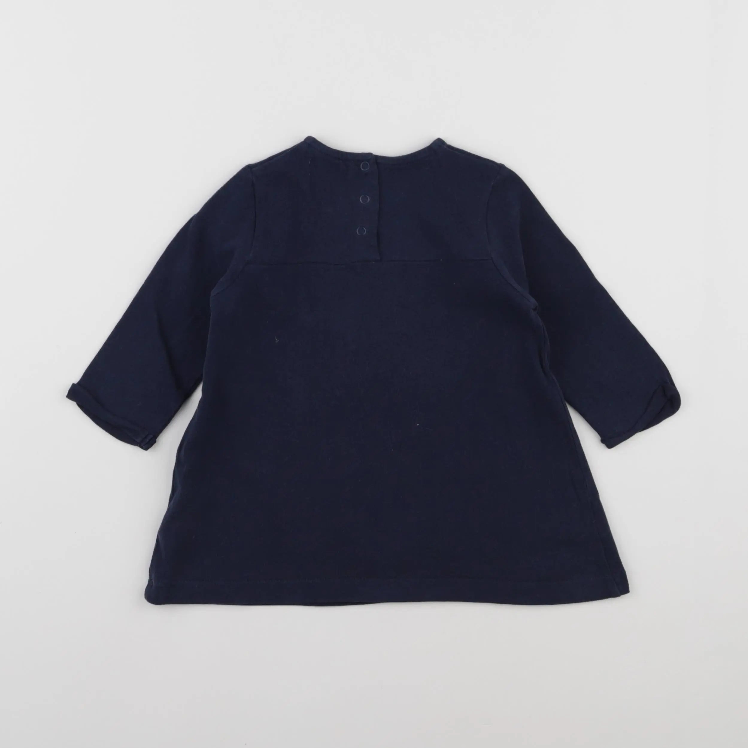 Vertbaudet - robe bleu - 12 mois