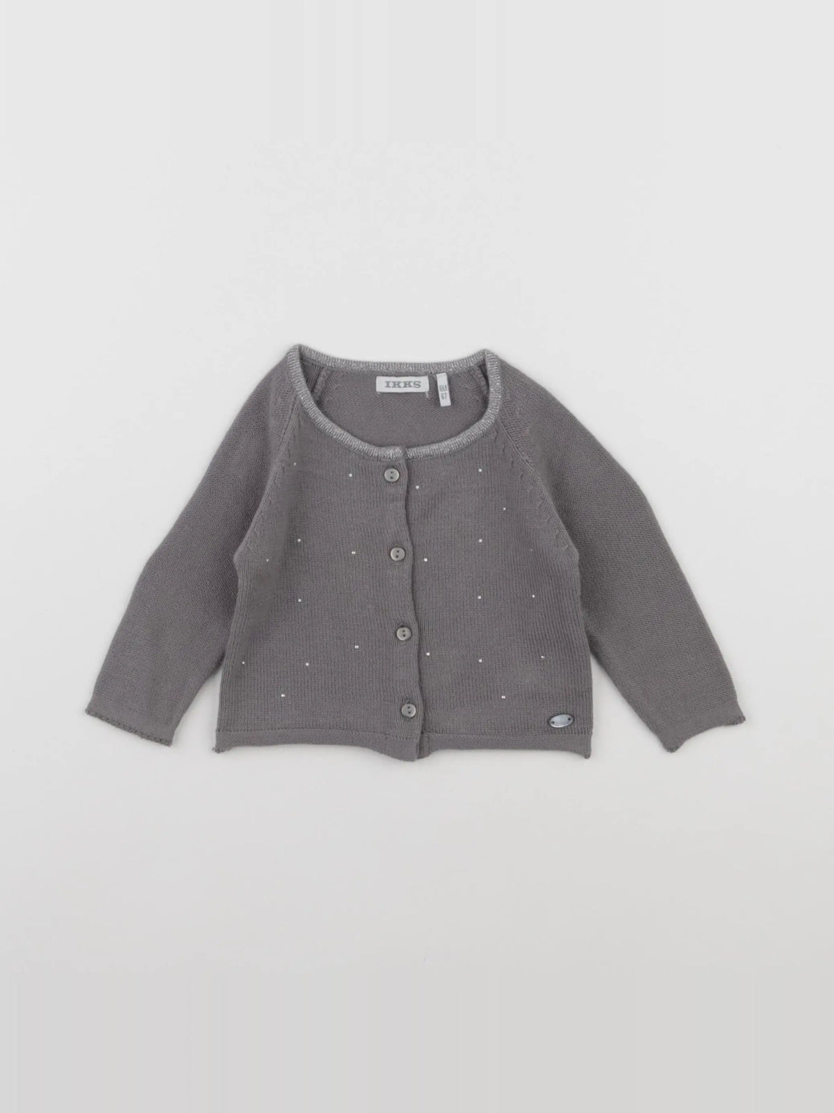 IKKS - gilet gris - 6 mois