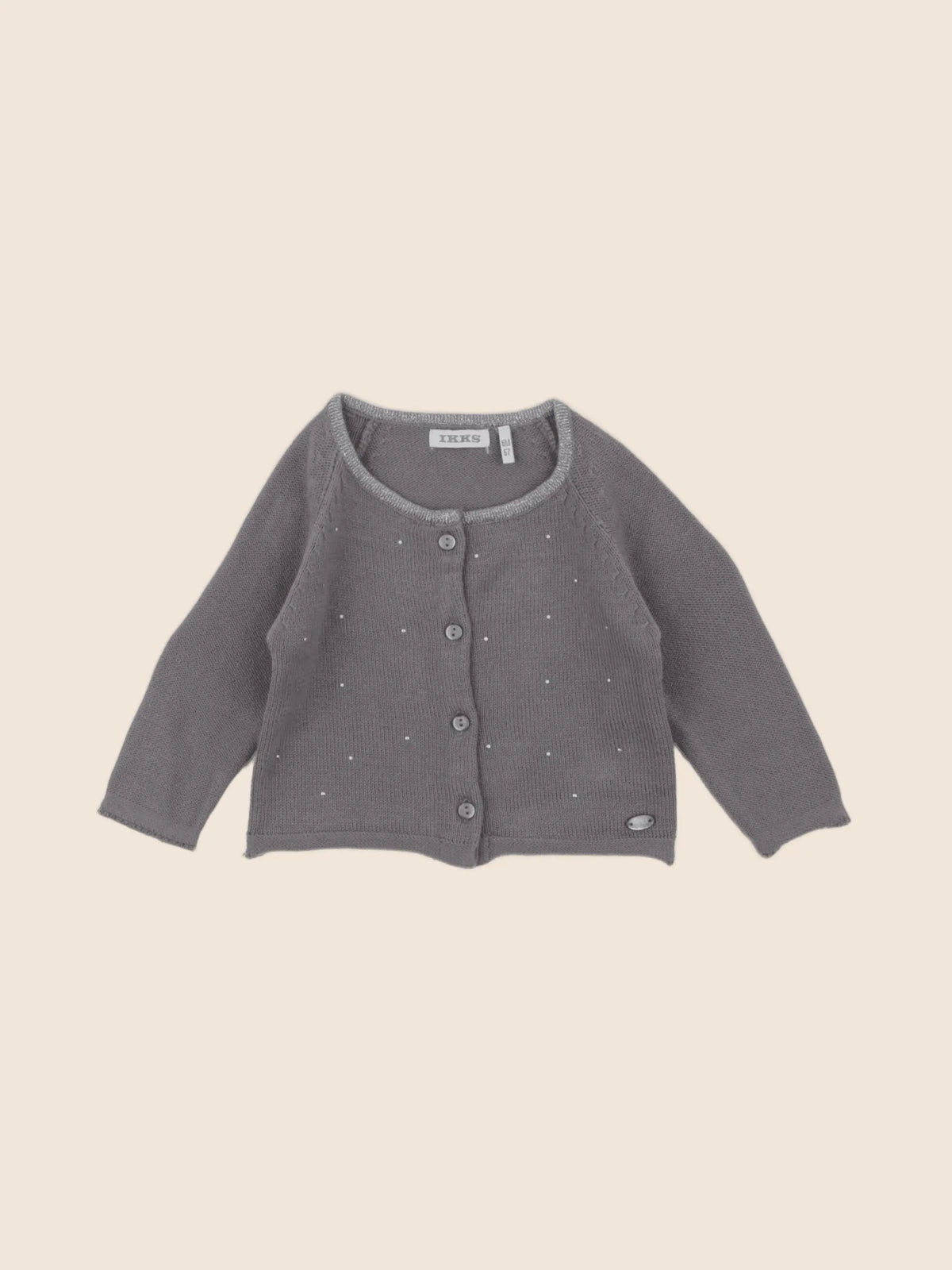 IKKS - gilet gris - 6 mois